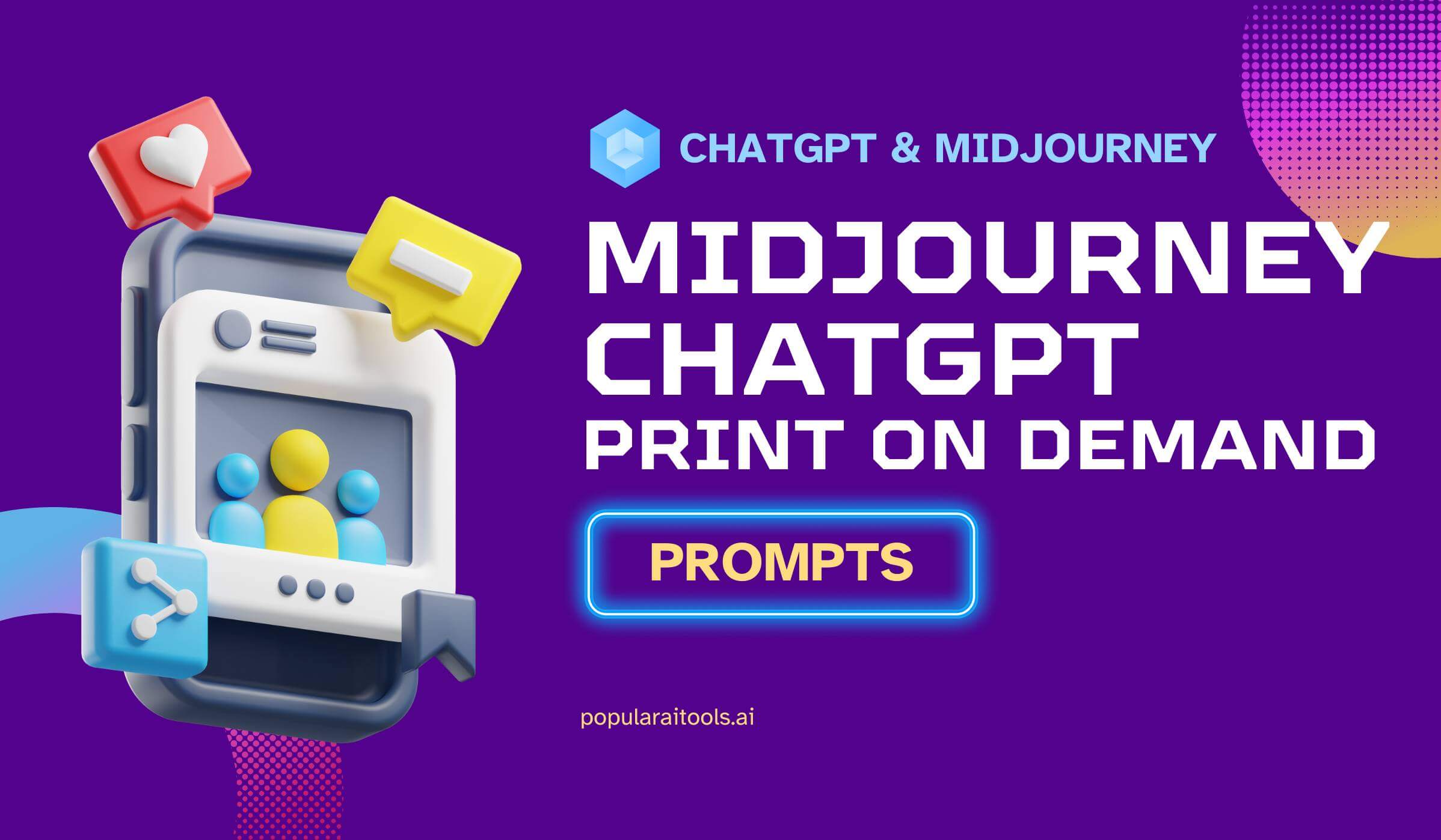 midjourney and chatgpt print on demand prompts