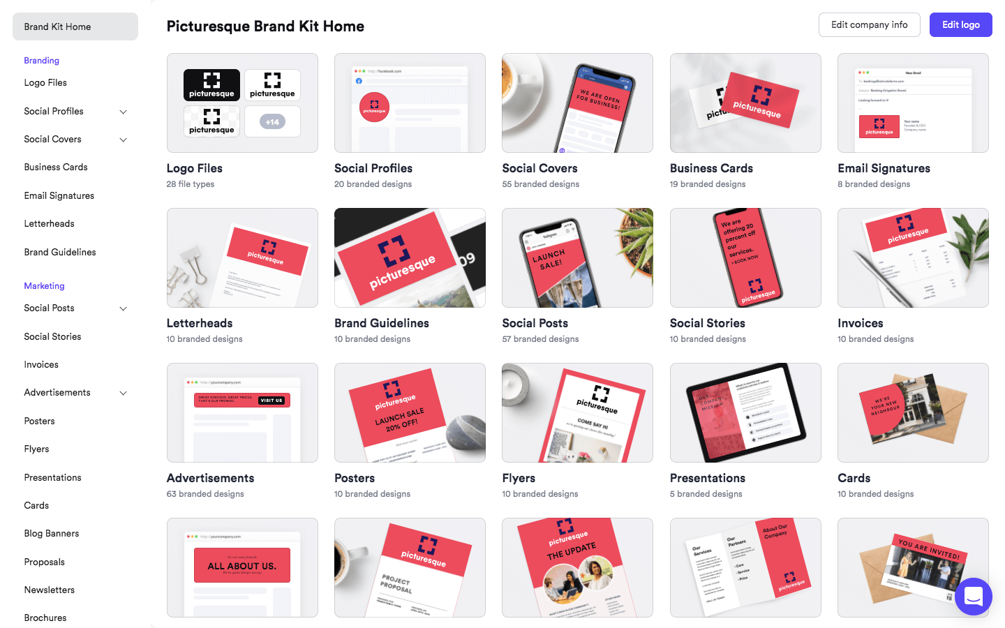 User customizing logo design elements in Looka.