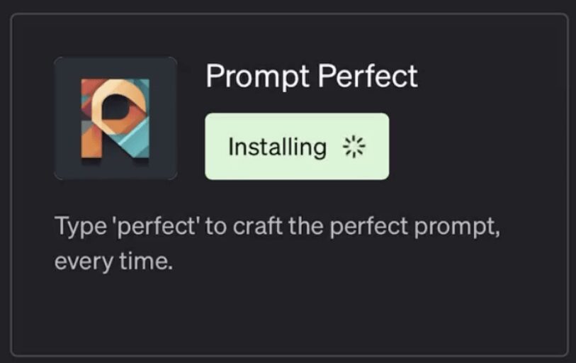 Prompt Perfect Plugin in Action - Crafting Perfect Prompts