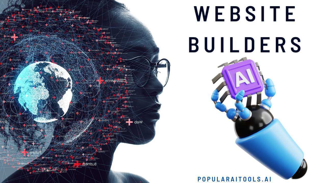 AI website builder interface