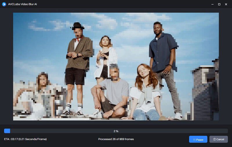 Blur faces and objects in videos with AVCLabs Video Blur AI