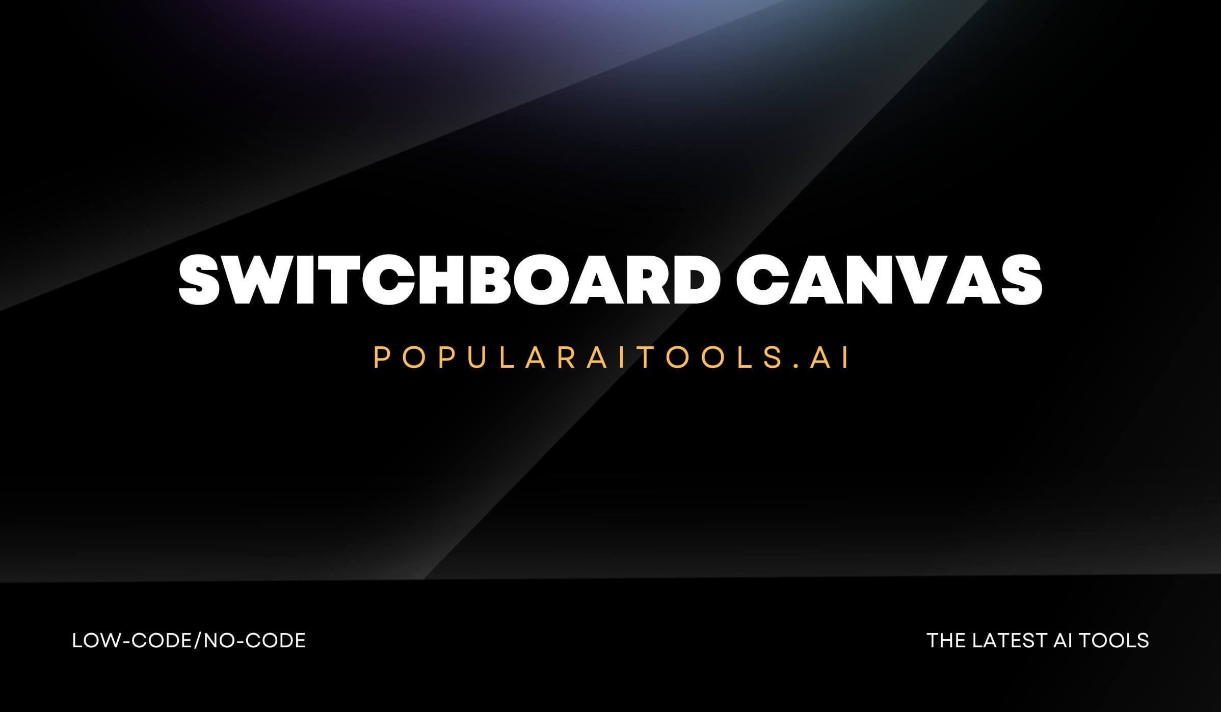 Switchboard Canvas logo low-code/no-code