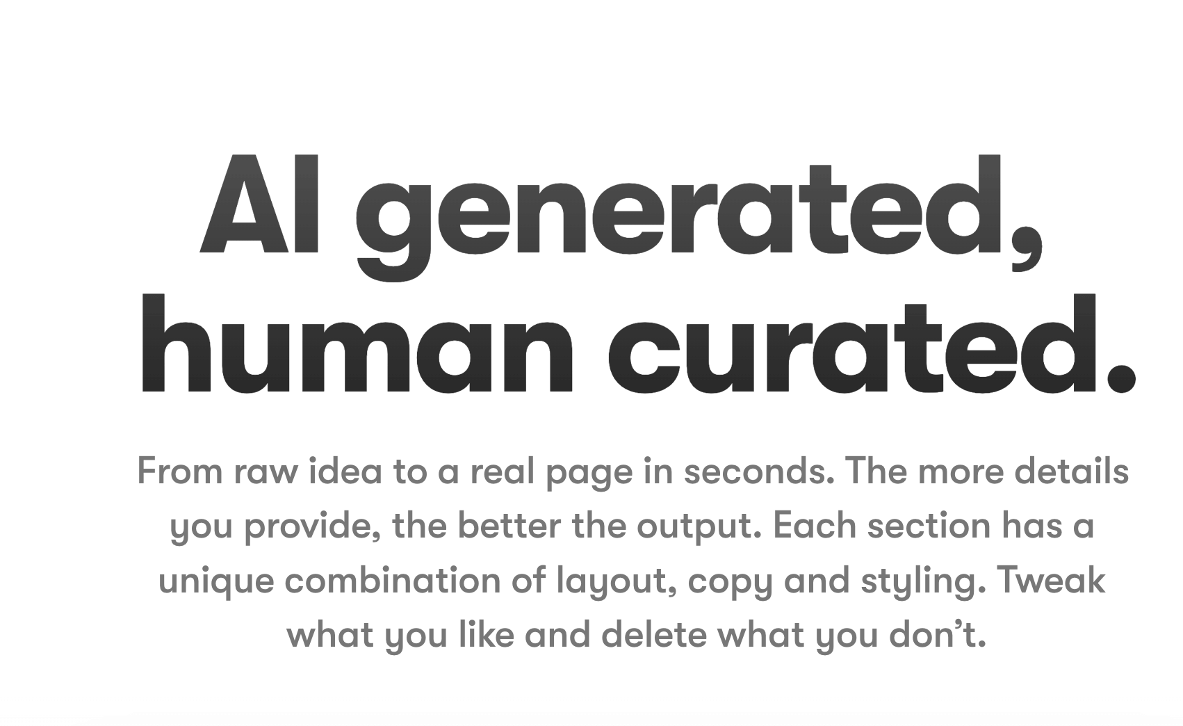 AI icon next to text-box in Framer AI.