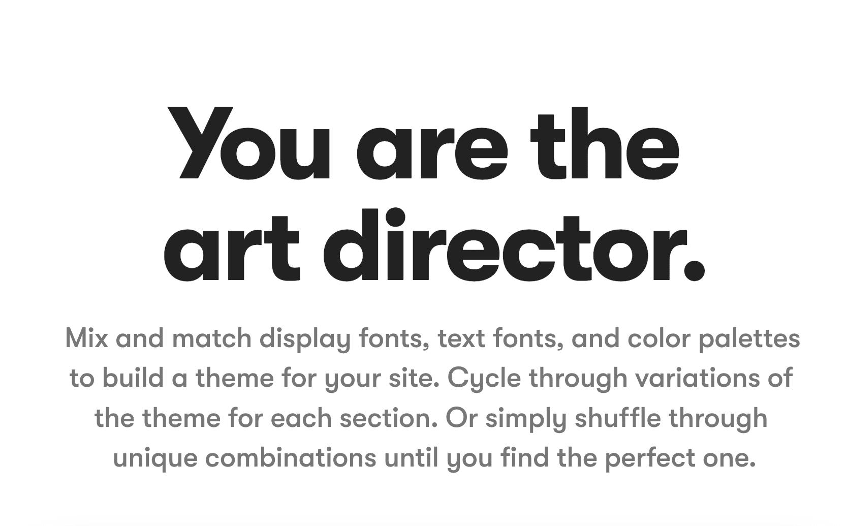 Section color shuffling feature of Framer AI.