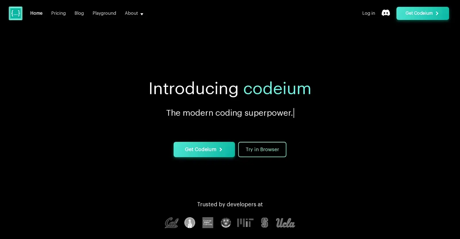 Developers collaborating on a project using Codeium