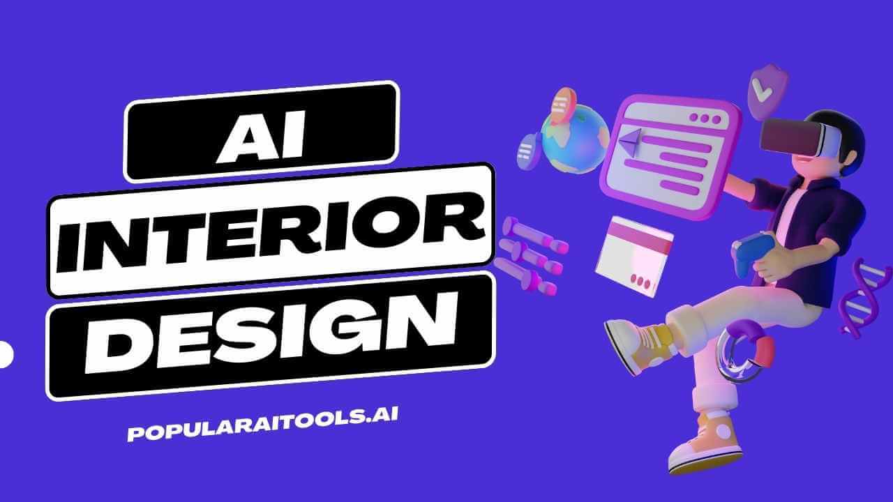 InteriorAI logo with modern design elements