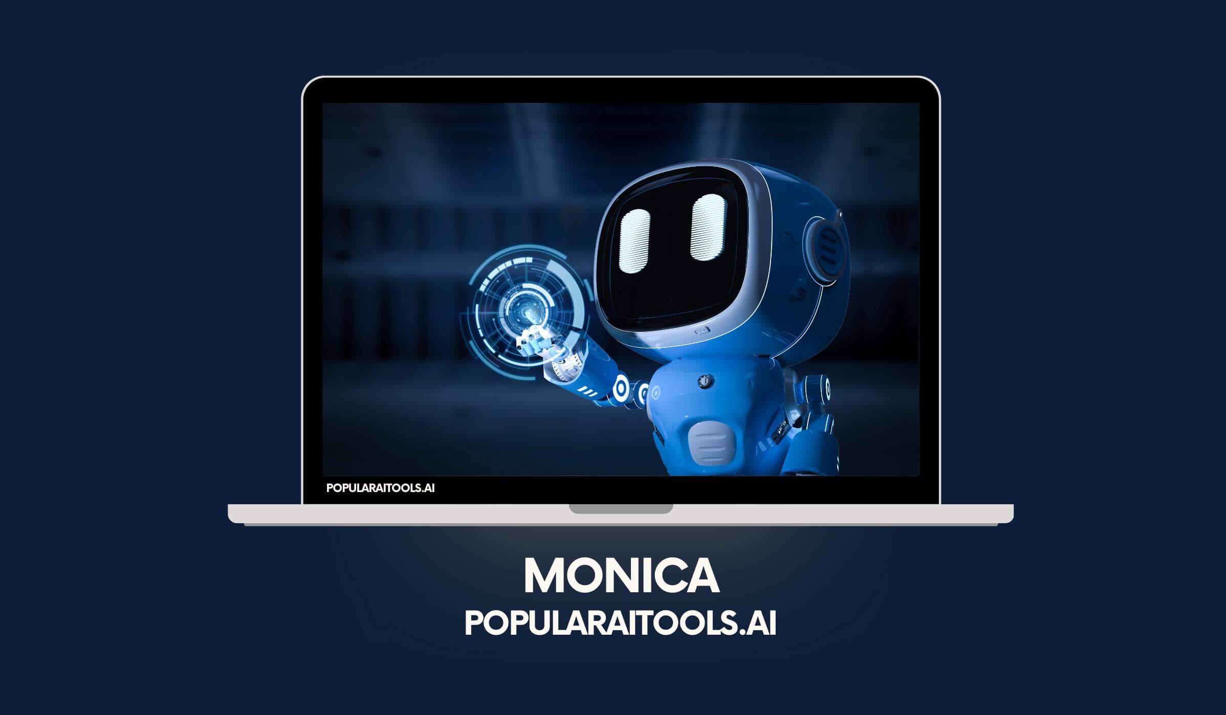 Monica AI assistant interface showcasing advanced chat capabilities.