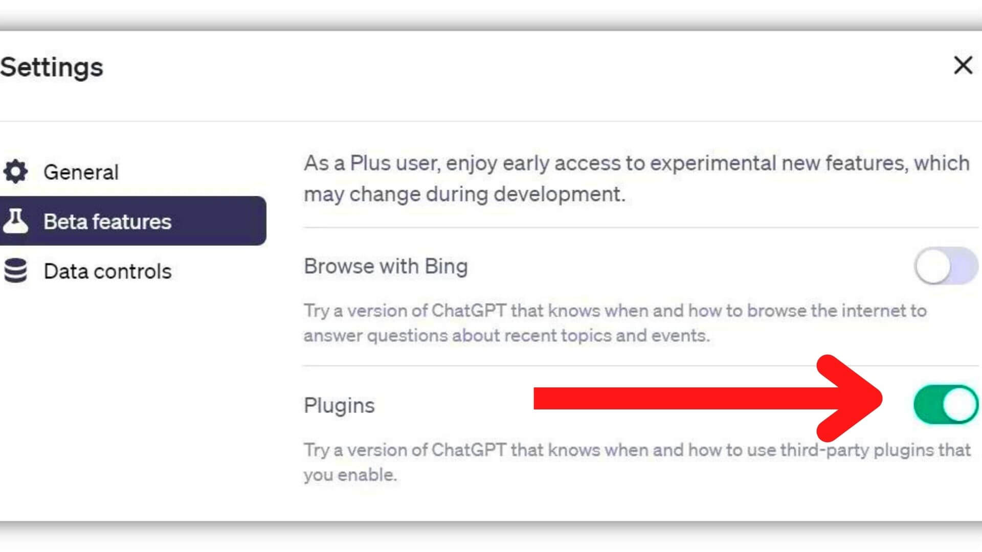 how to turn on chatgpt plugins