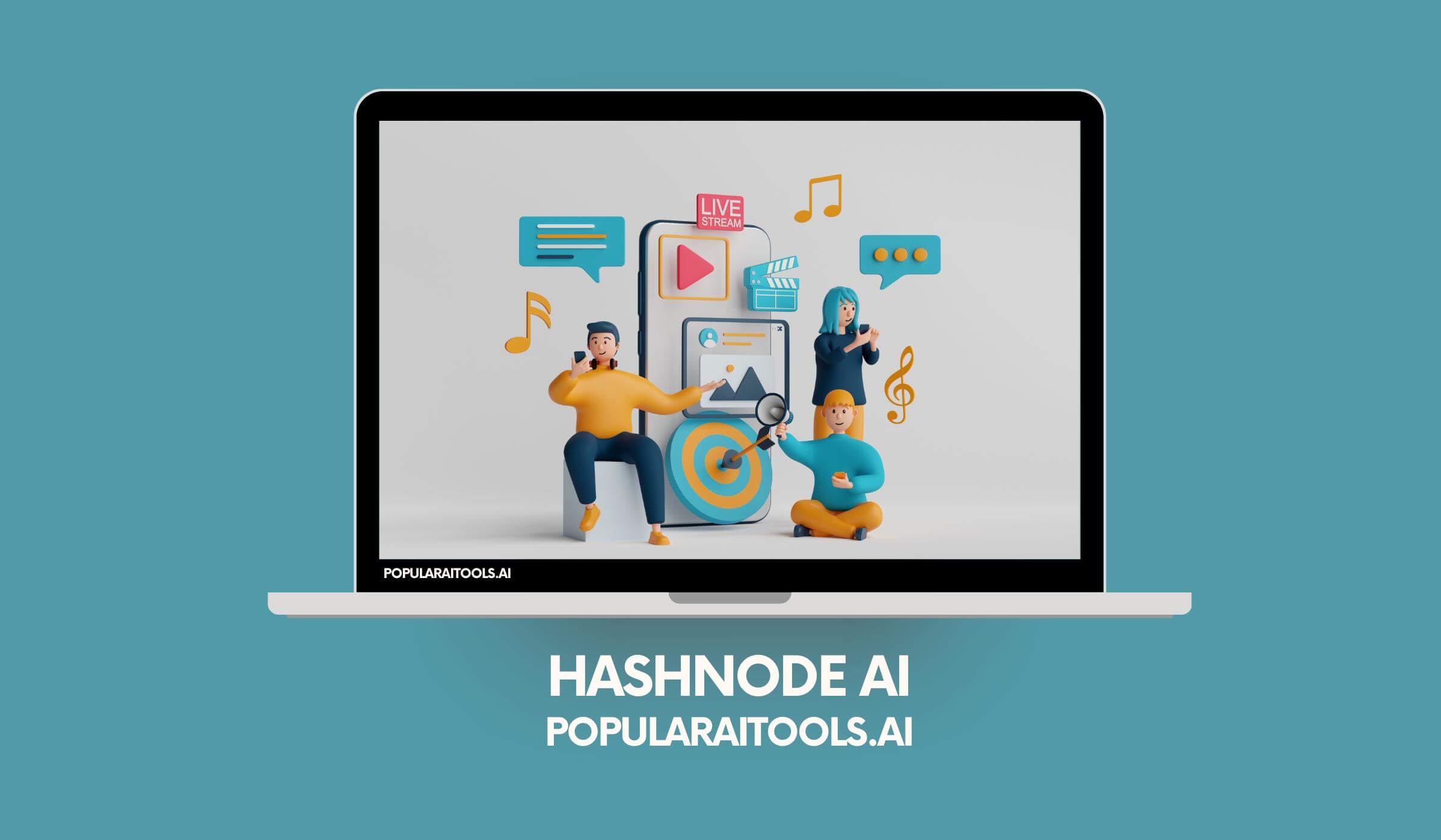 Hashnode AI interface showcasing advanced GPT-4 powered content suggestions.