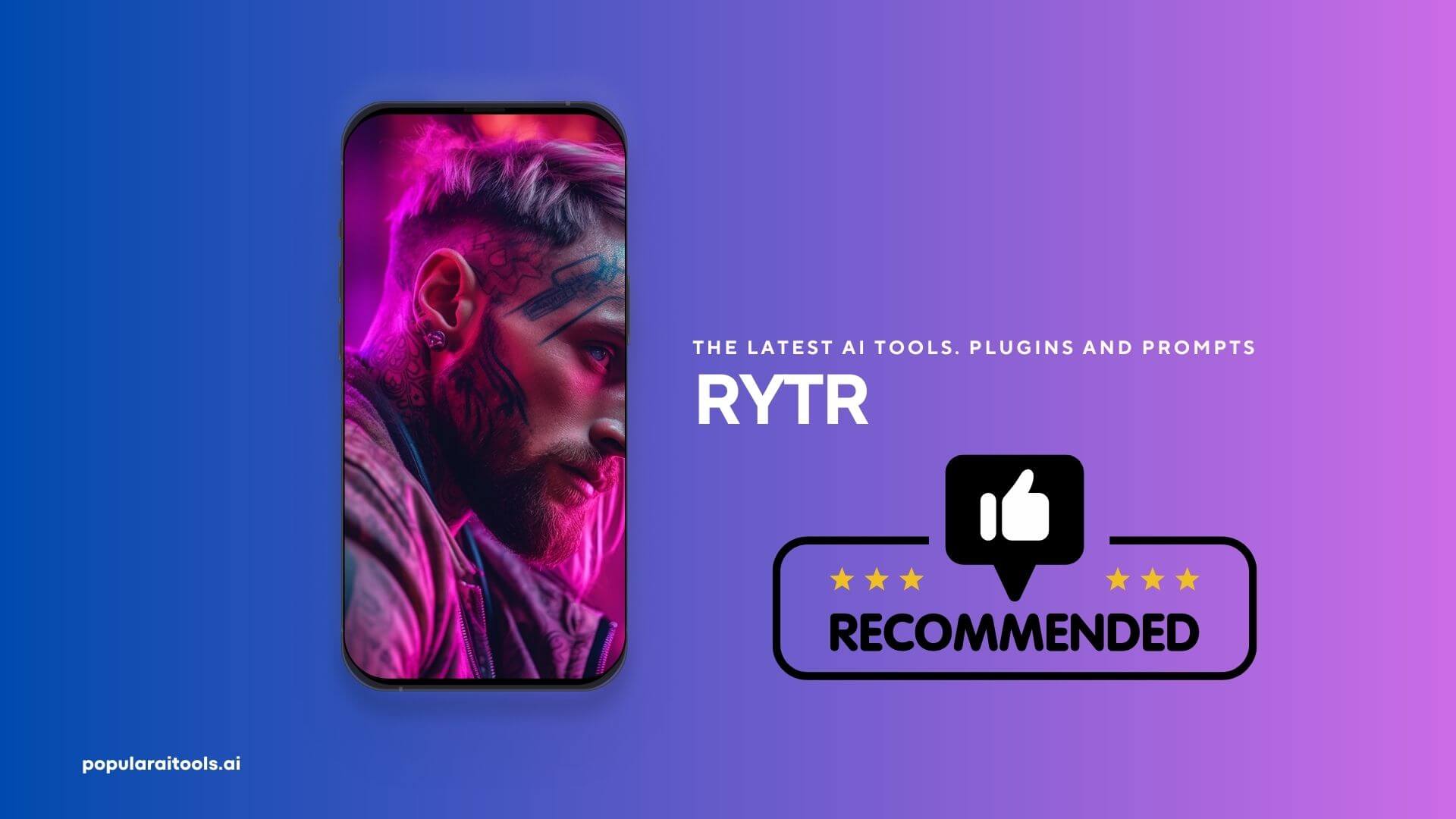A satisfied user working on content using Rytr.