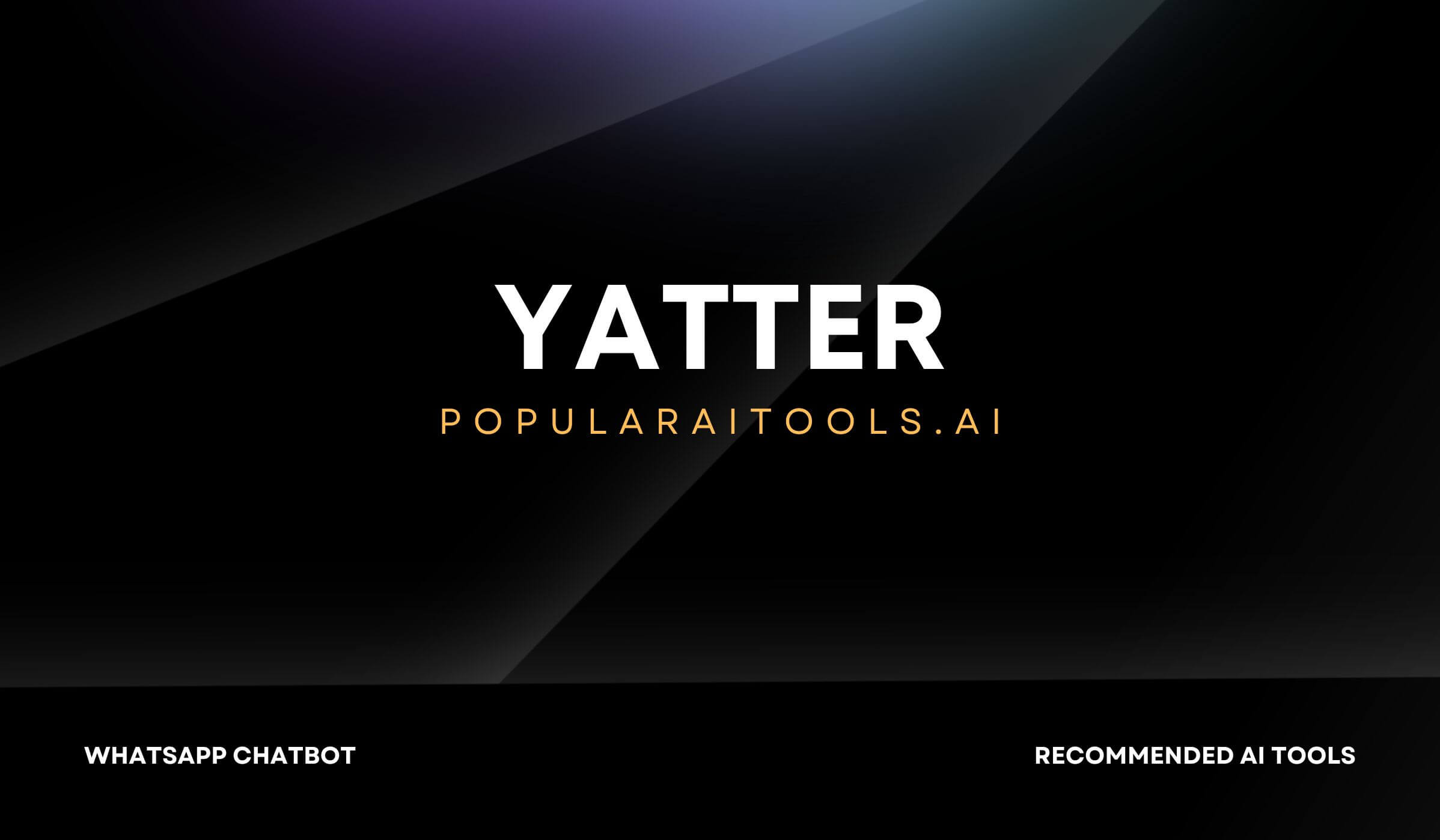 Yatter chatbot interface on a smartphone, showcasing its advanced features like Image Text Recognition and User Voice Recognition.