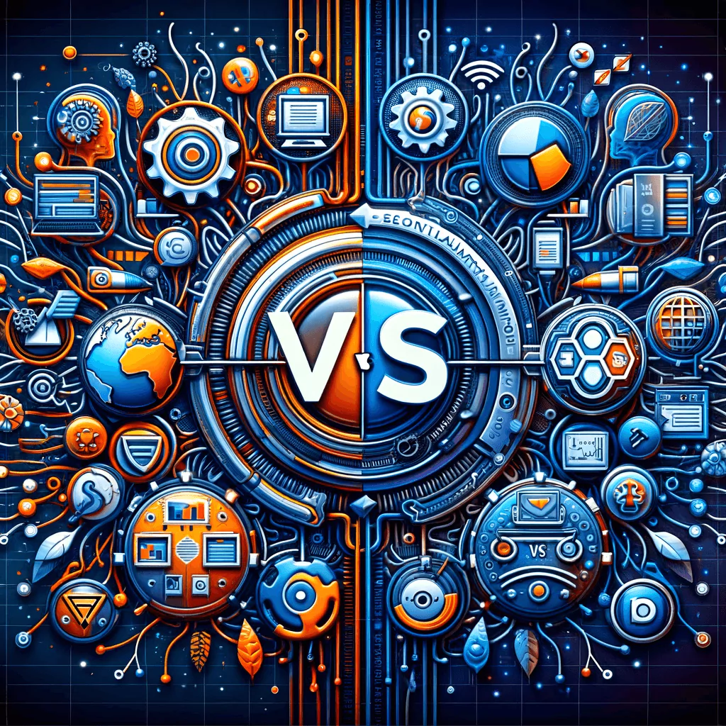 Graphic illustrating NeuronWriter as an AI-powered tool for SEO-optimized content creation, highlighting its features like keyword research, SERP analysis, and NLP recommendations.