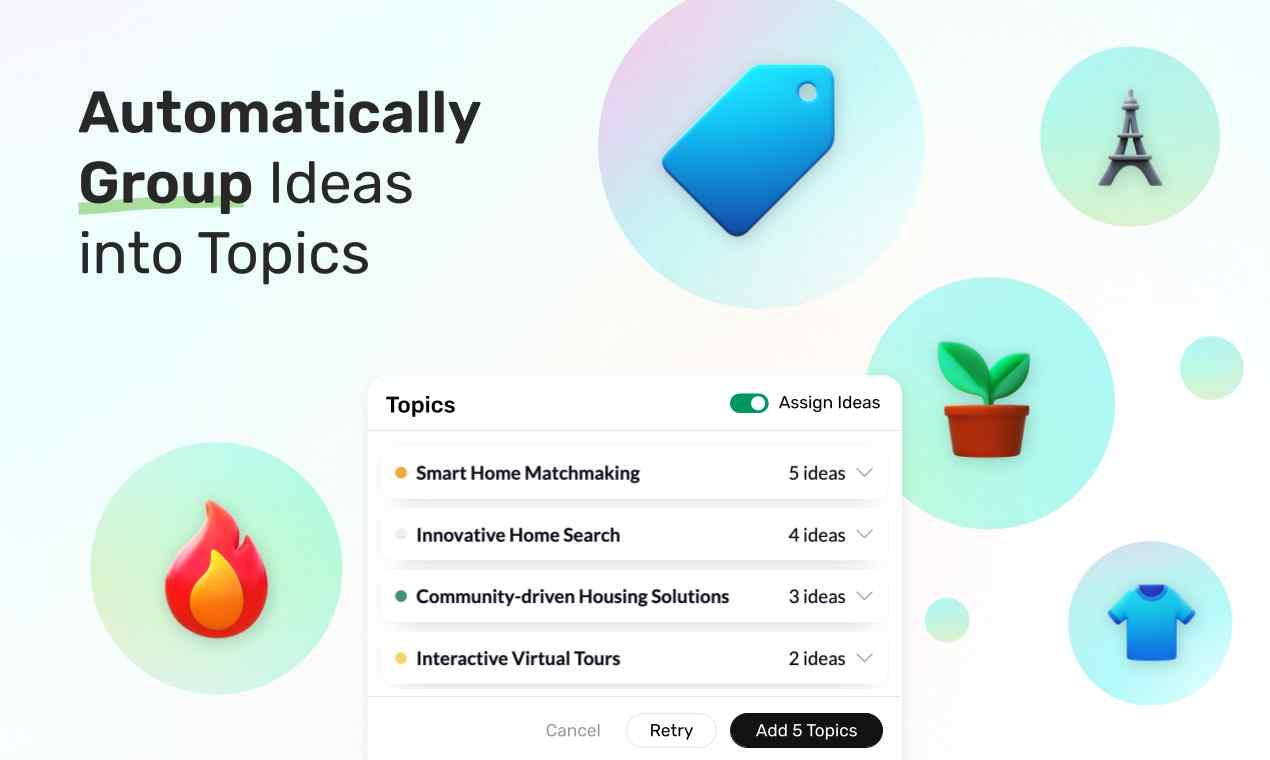 Unlock new ideas with Ideamap: the ultimate AI tool for efficient, creative brainstorming sessions.