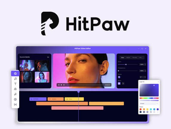 Lossless video, audio, image, and DVD conversion in HitPaw Video Converter