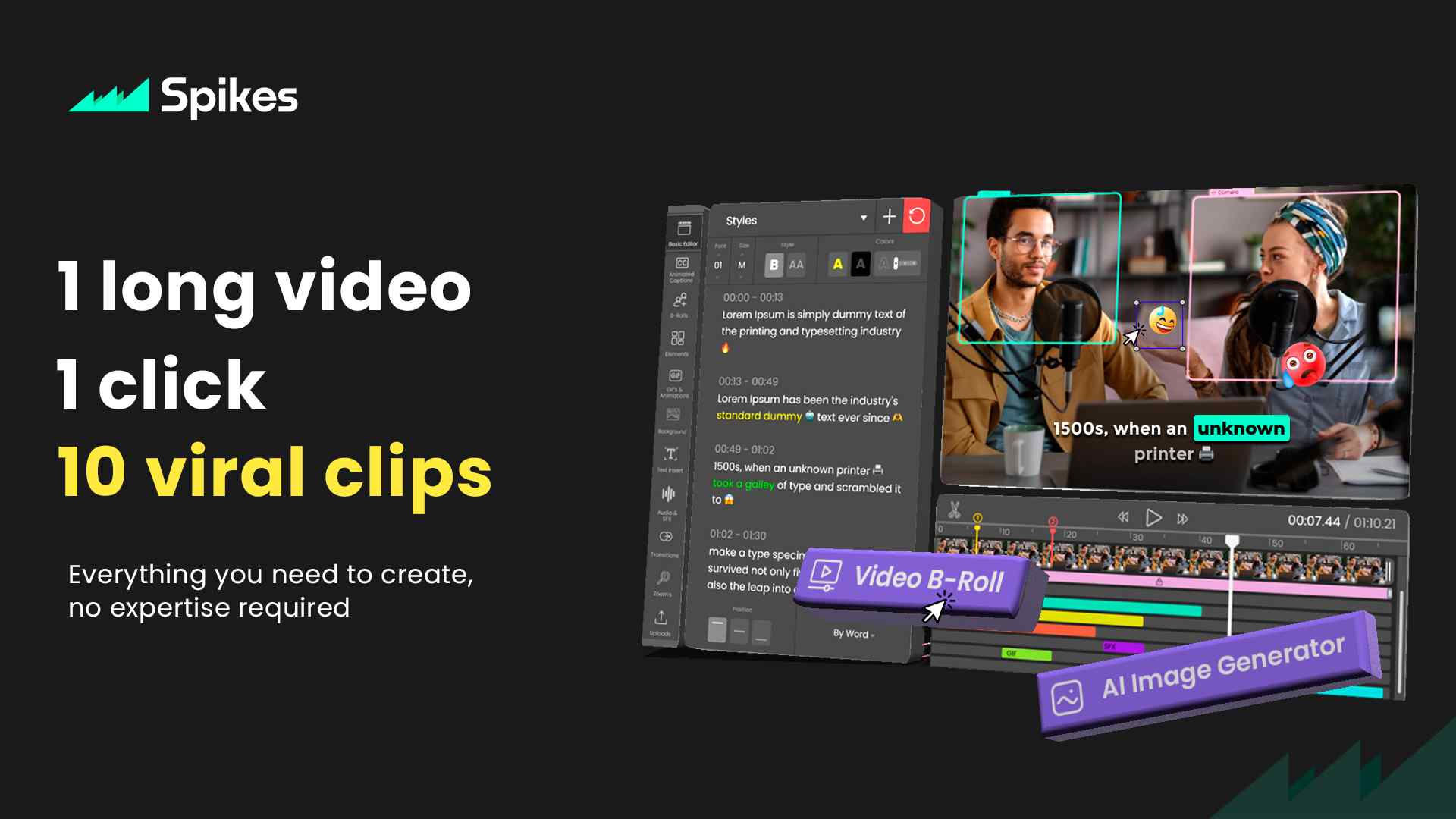User-friendly interface of Spikes Studio, perfect for beginners in design.