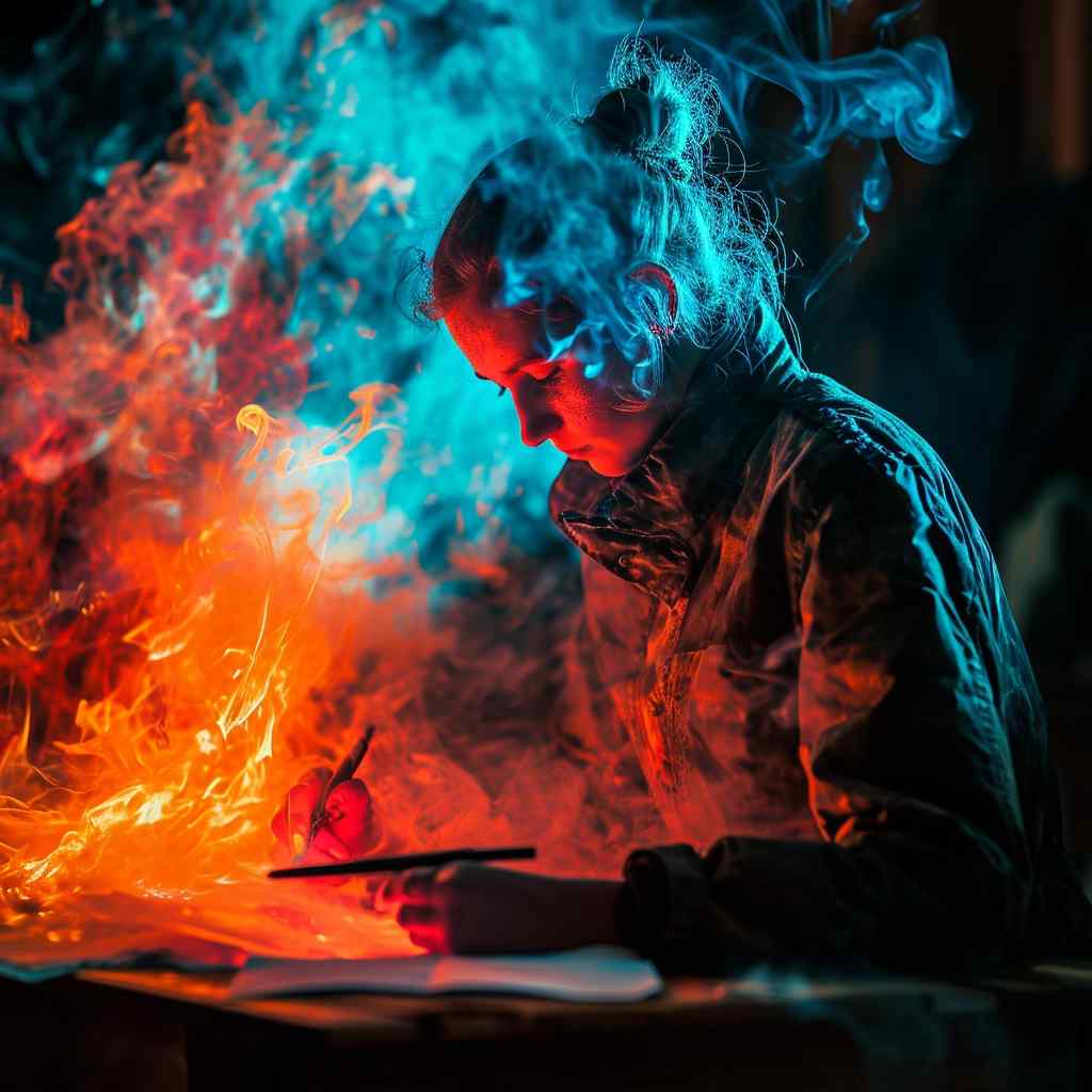 Visual representation of AI text generators in action, illustrating how they assist in efficient and creative writing processes.