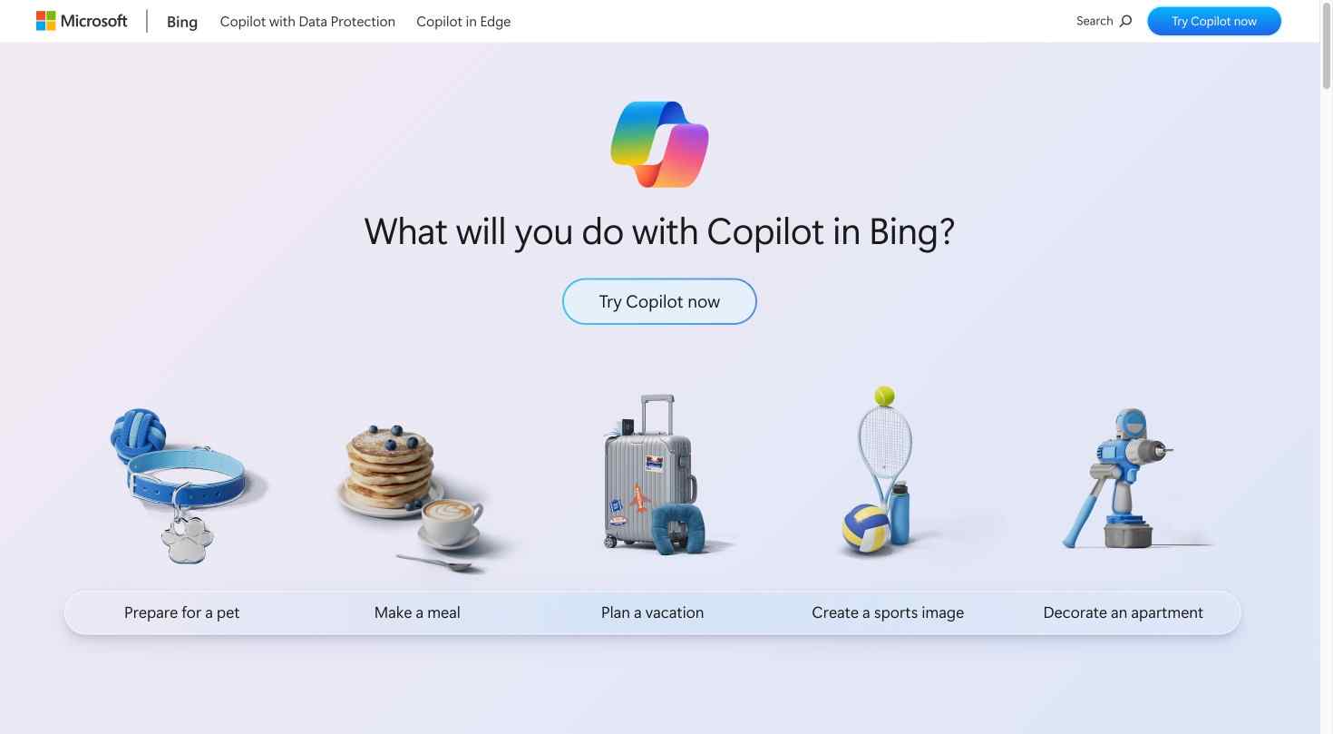 Copilot on Bing