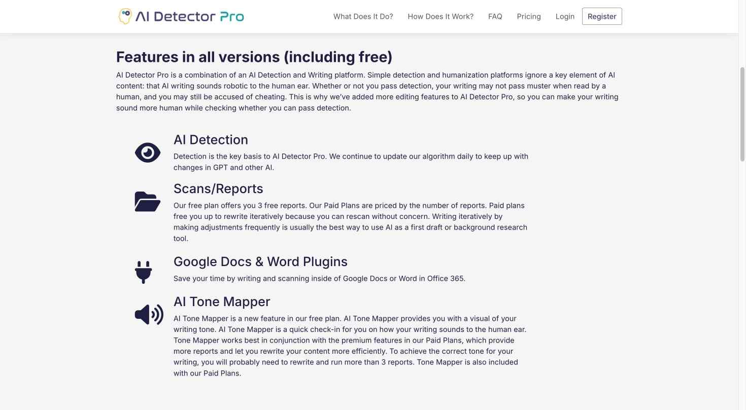 Graphic depicting AI Detector Pro