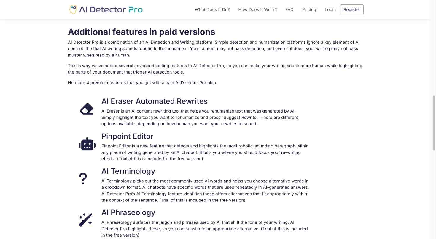 Image of a happy content creator using AI Detector Pro to refine their article.
