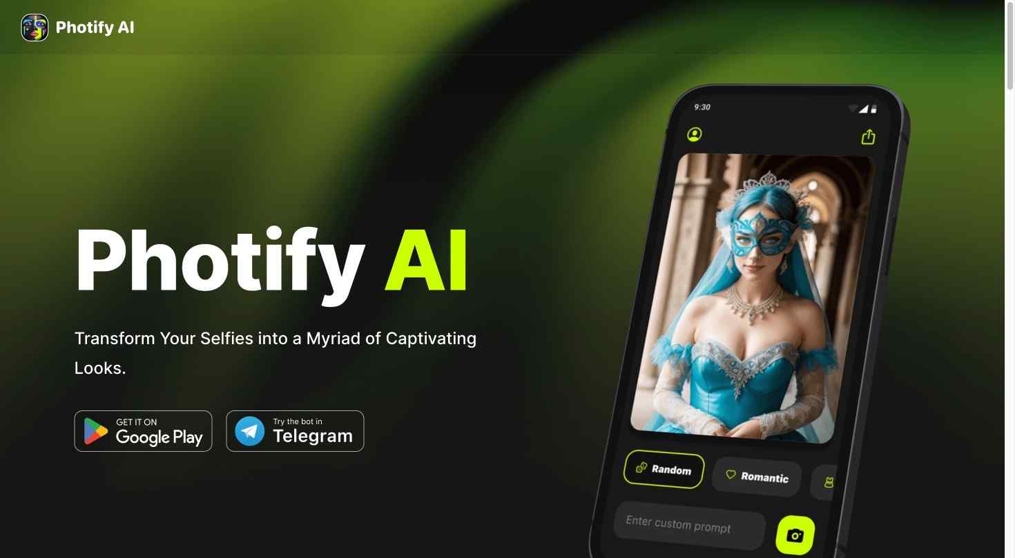 Photify AI: Redefining creativity in digital imagery with user-friendly photo editing.