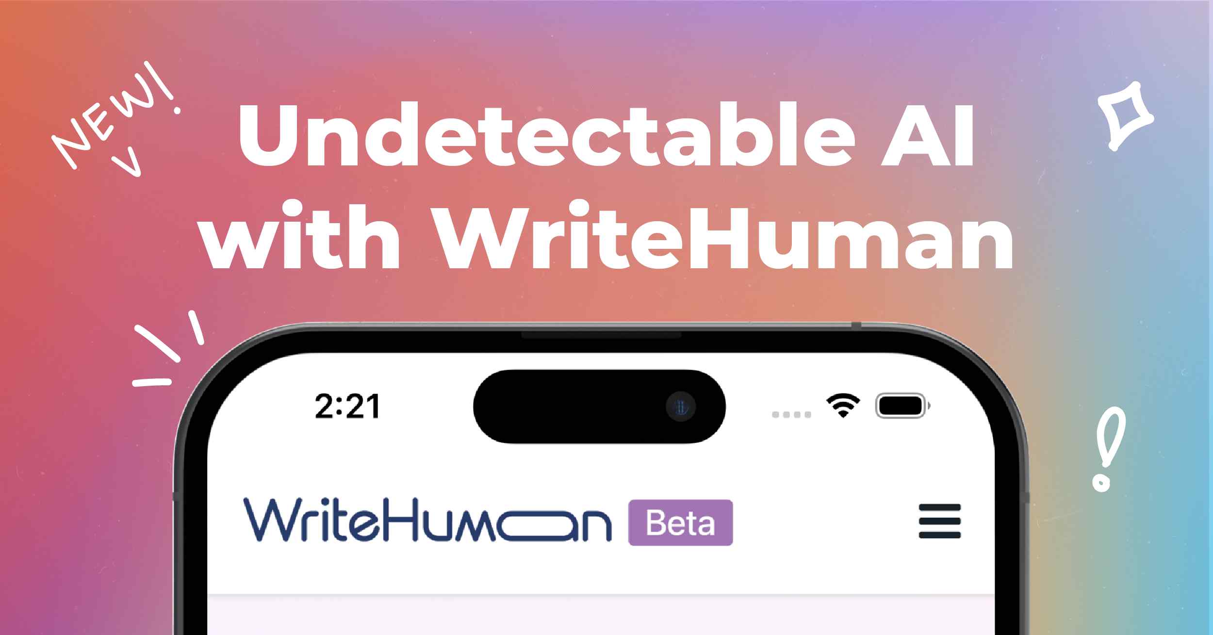 Screenshot of WriteHuman