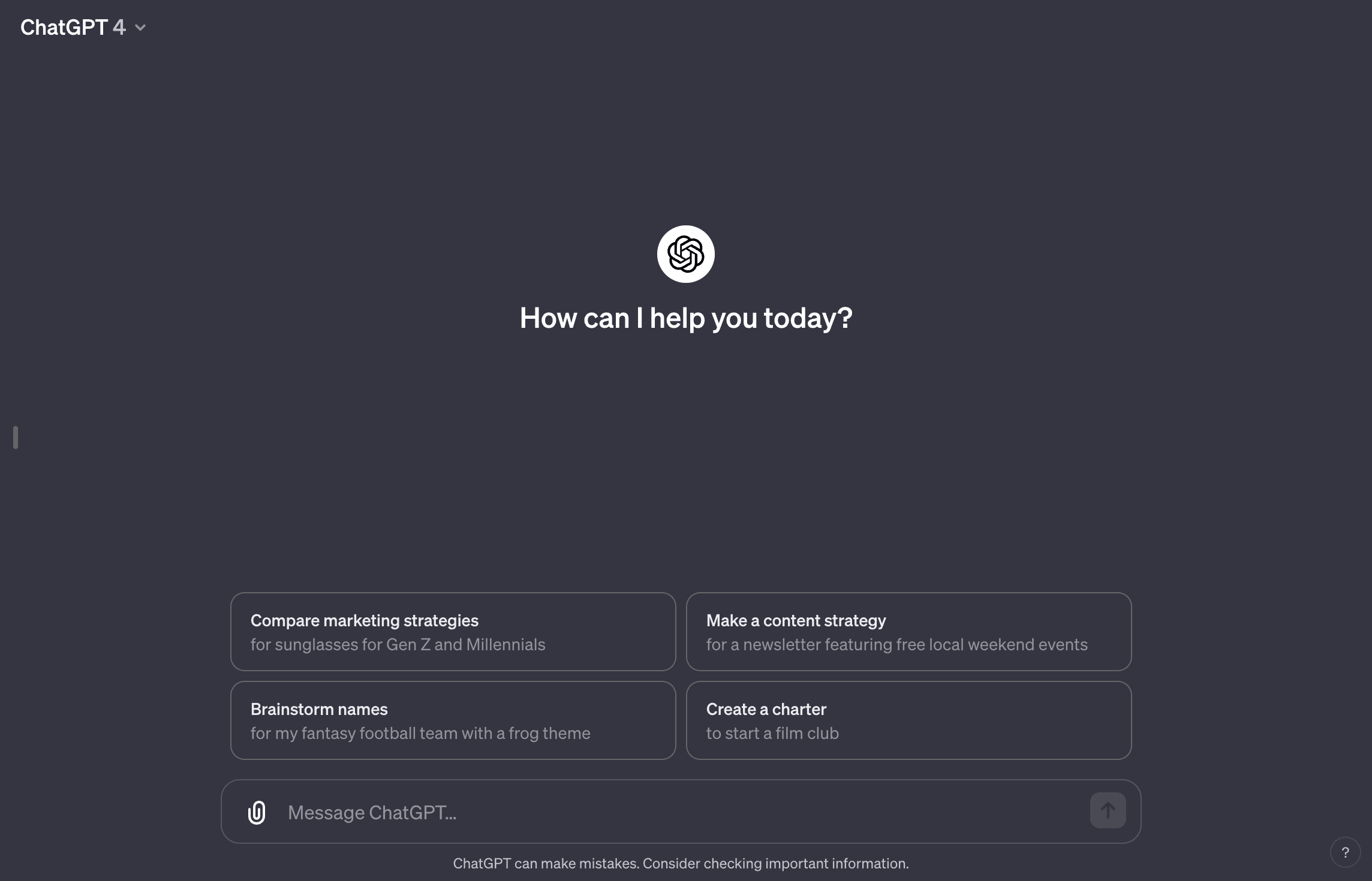 chatgpt interface