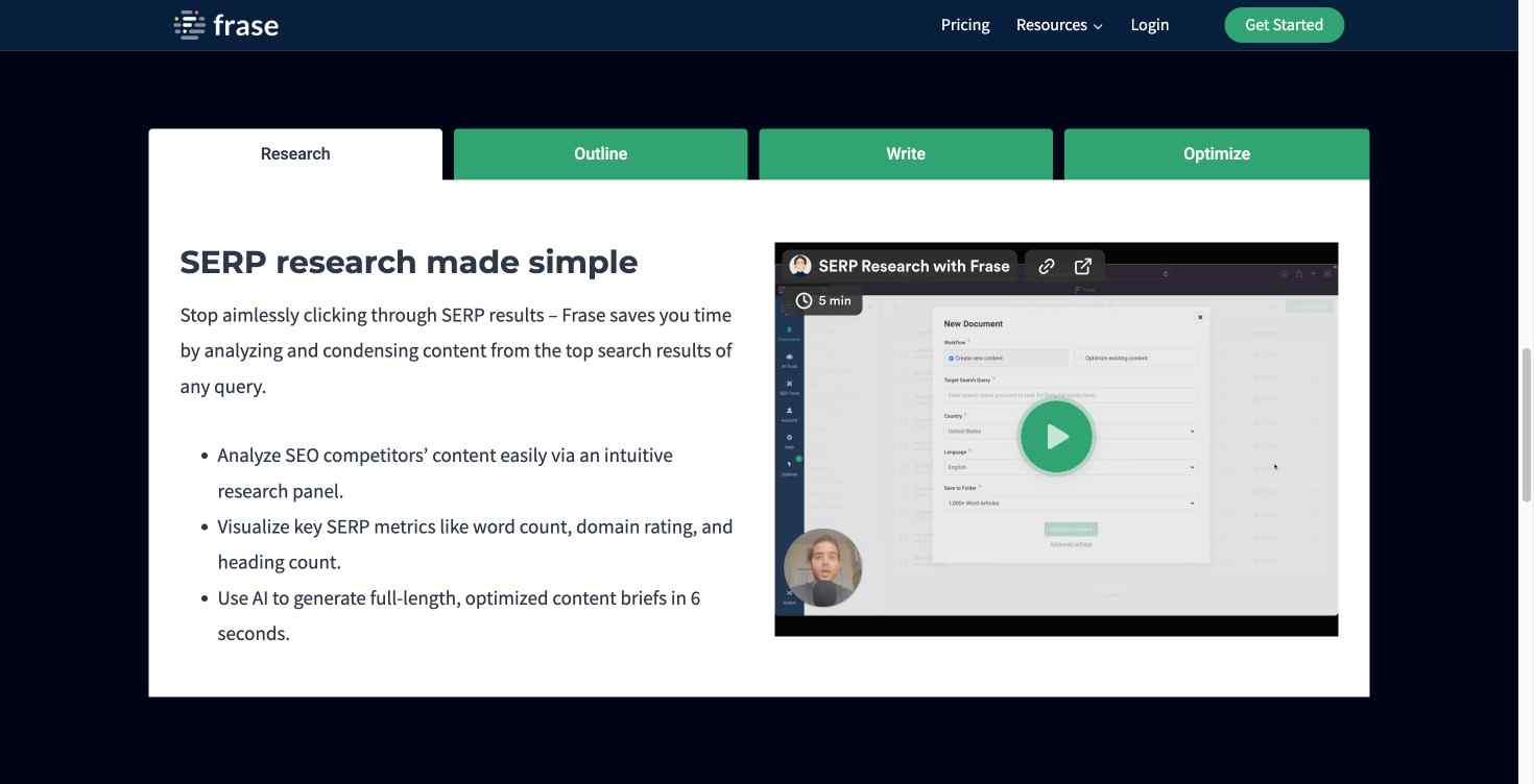 Streamline your SEO workflow with Frase