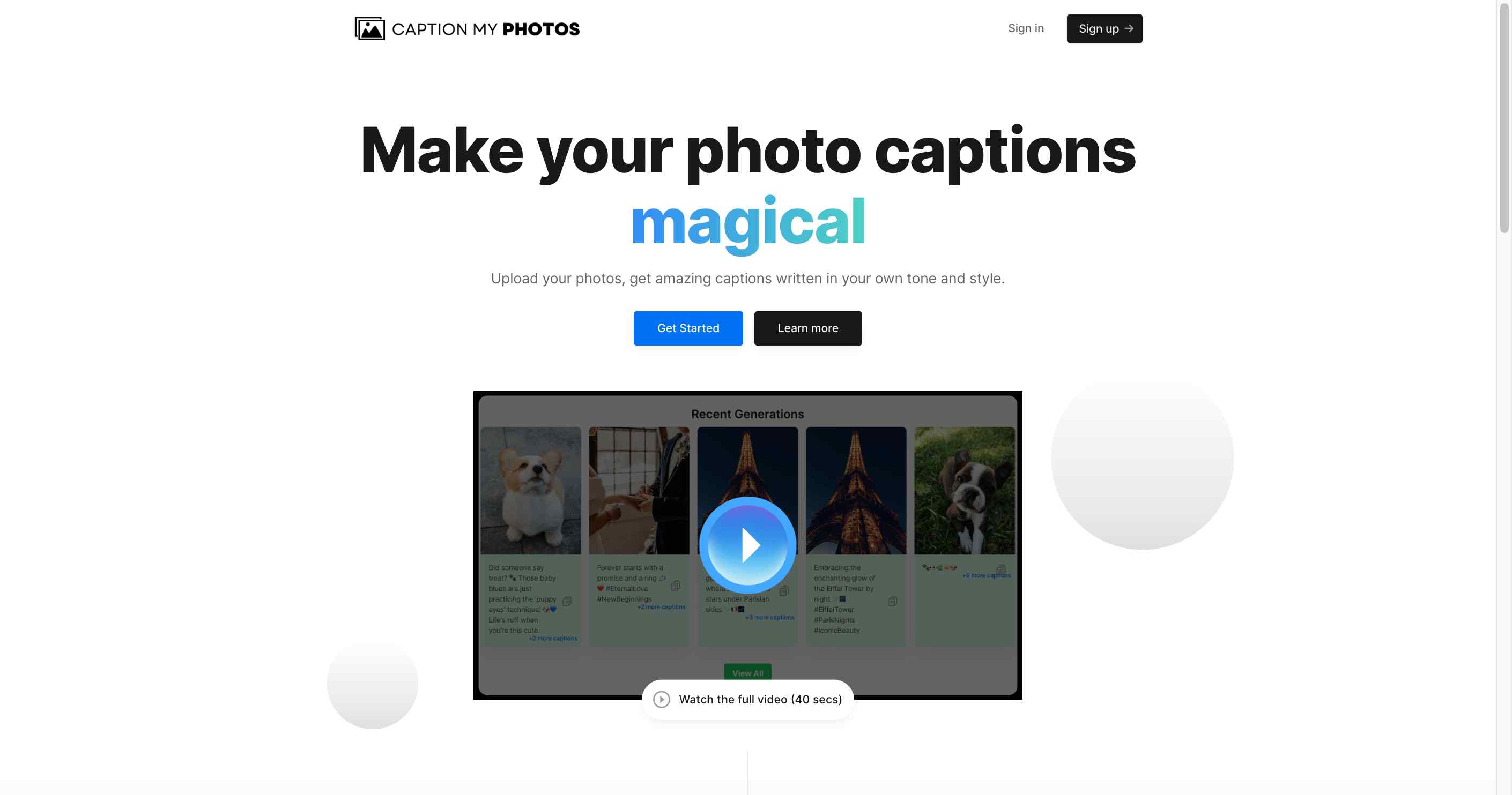 Revolutionize social media engagement with AI-driven captions.