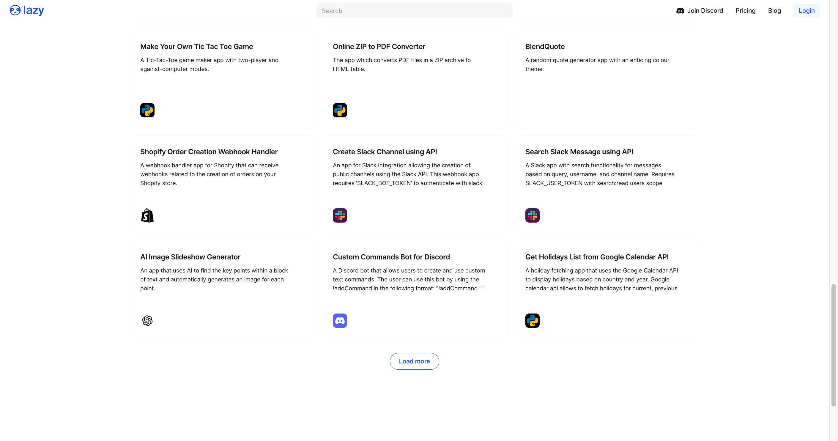 Points to the wide range of app categories available in Lazy AI, encouraging users to explore new possibilities for innovation.