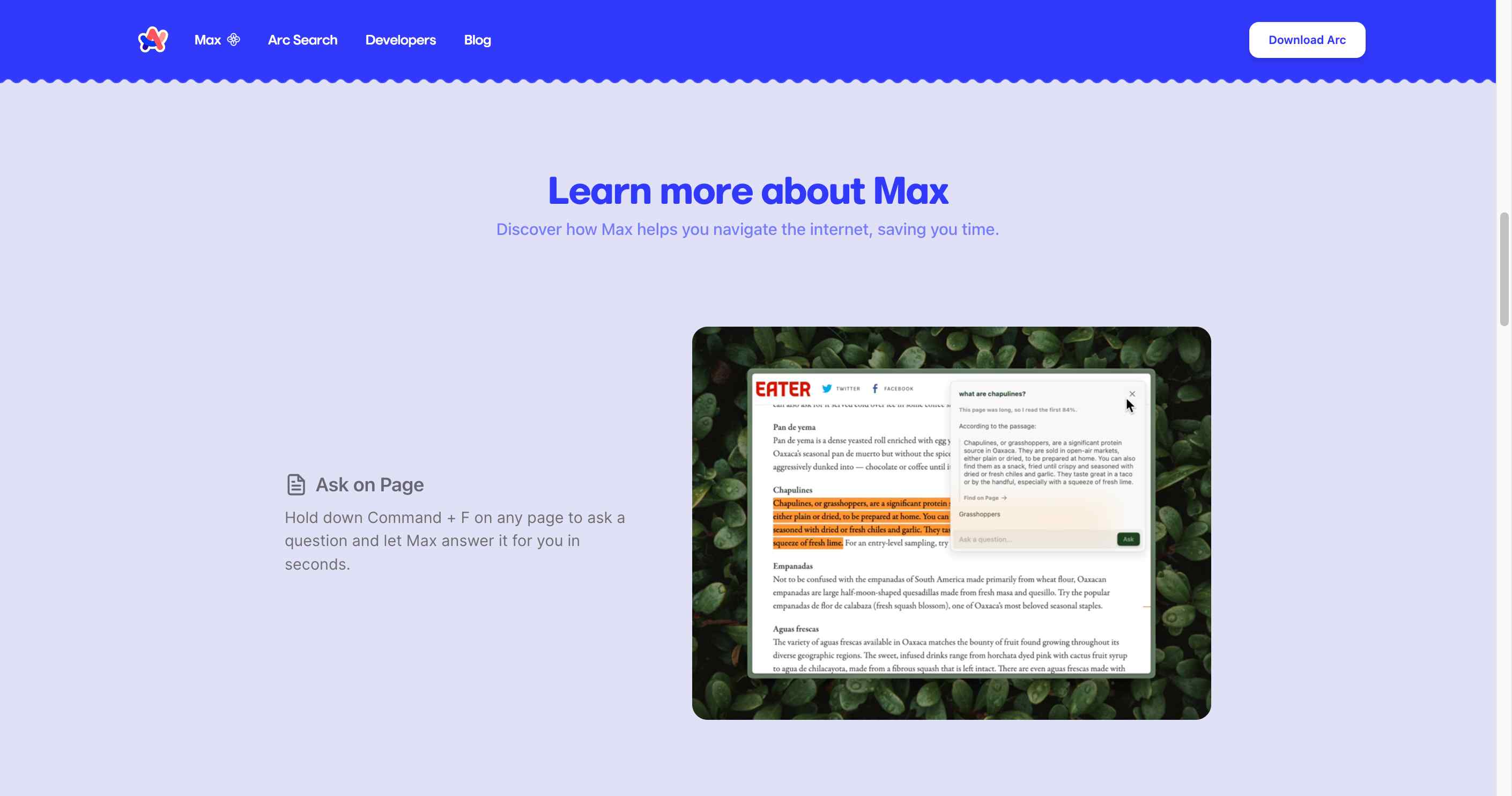 Organized workspace with tidy tab titles feature of Arc Max Browser for a clutter-free browsing experience.