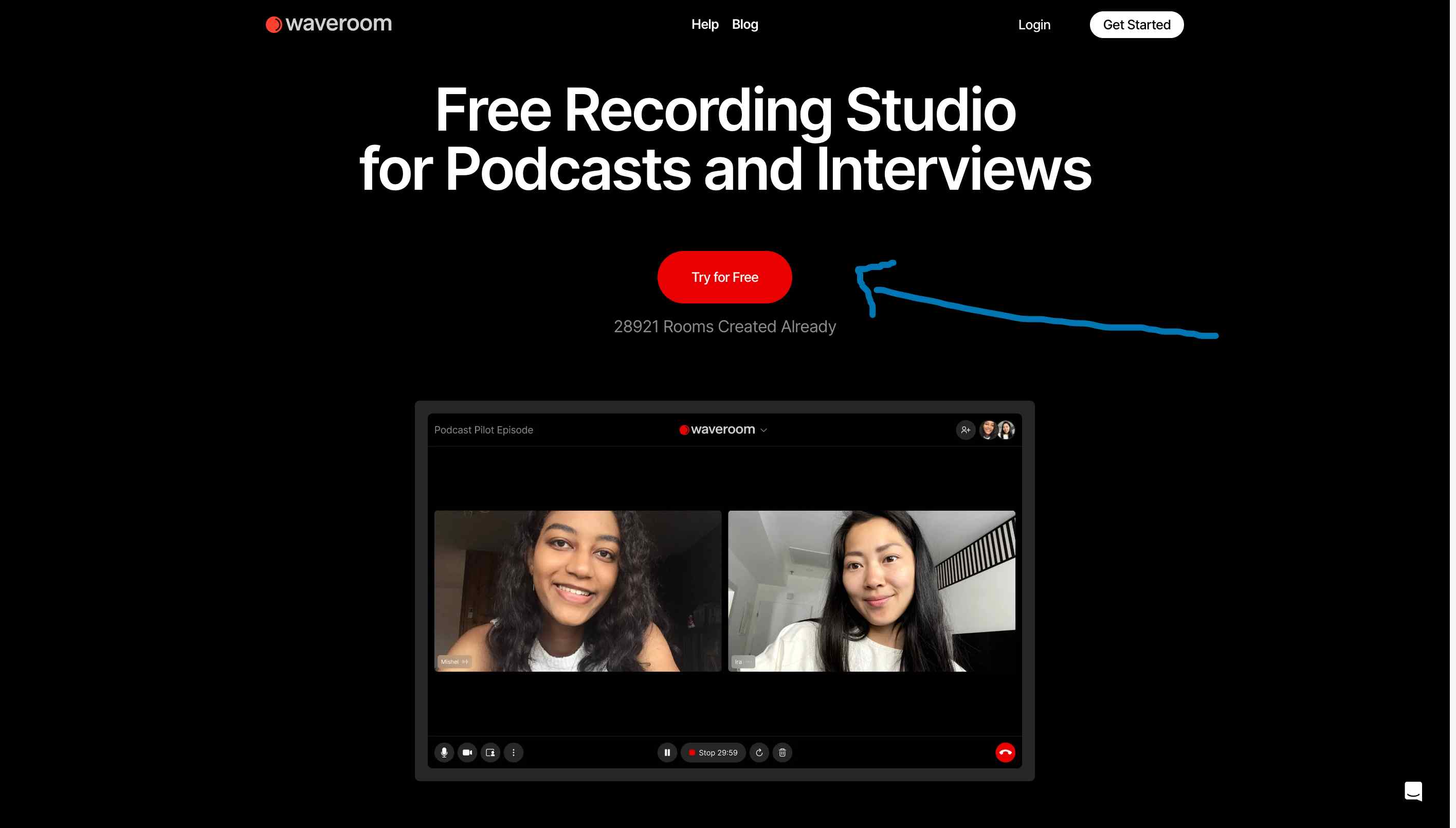 Experience seamless podcasting with Waveroom