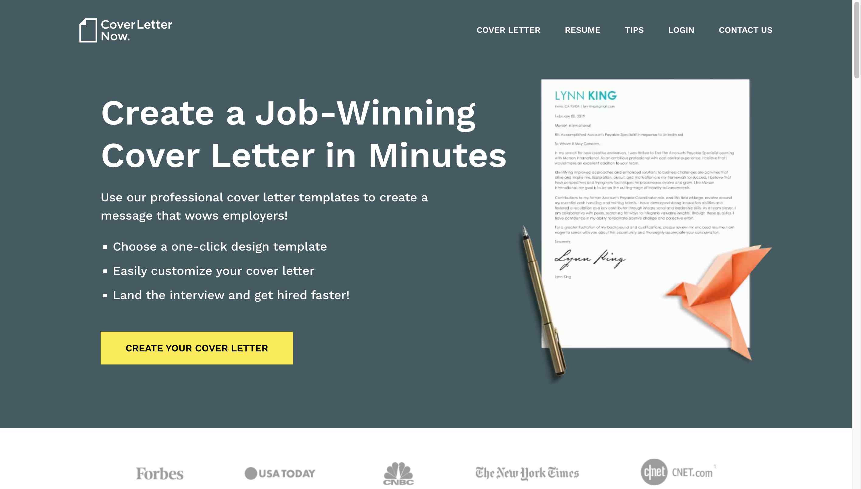 cover letter