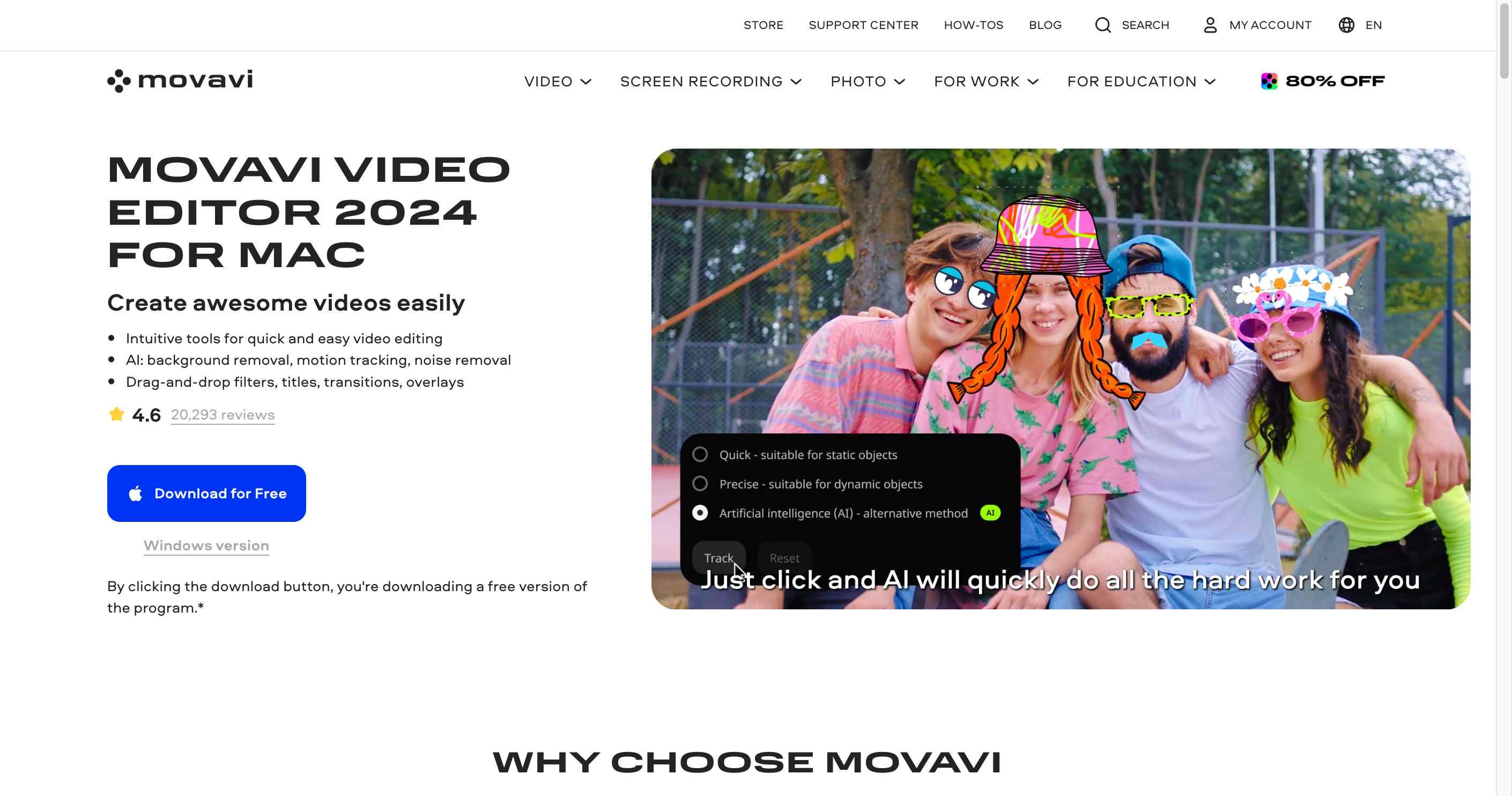 Movavi Video Editor Plus: Your solution for engaging video content.