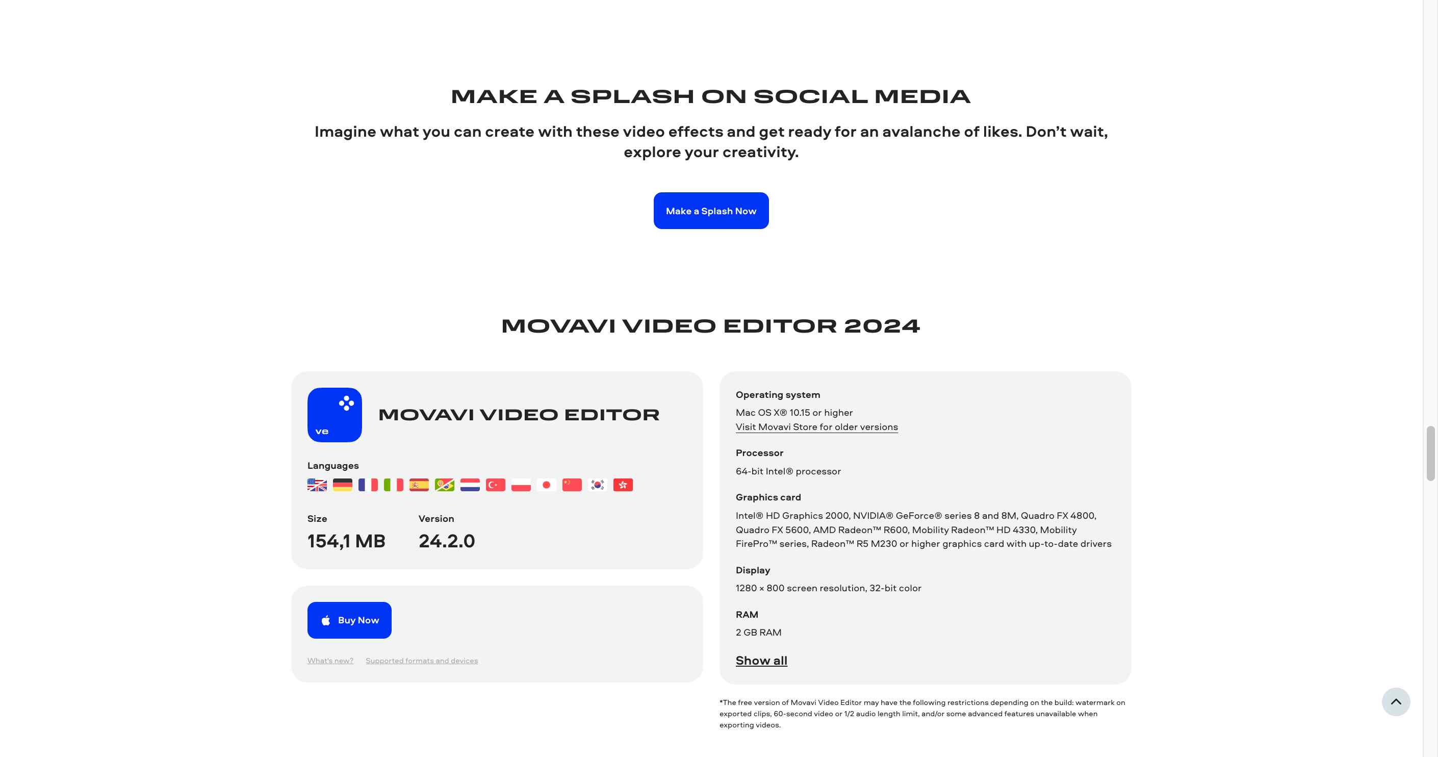 turn your creative ideas into reality with Movavi Video Editor Plus.