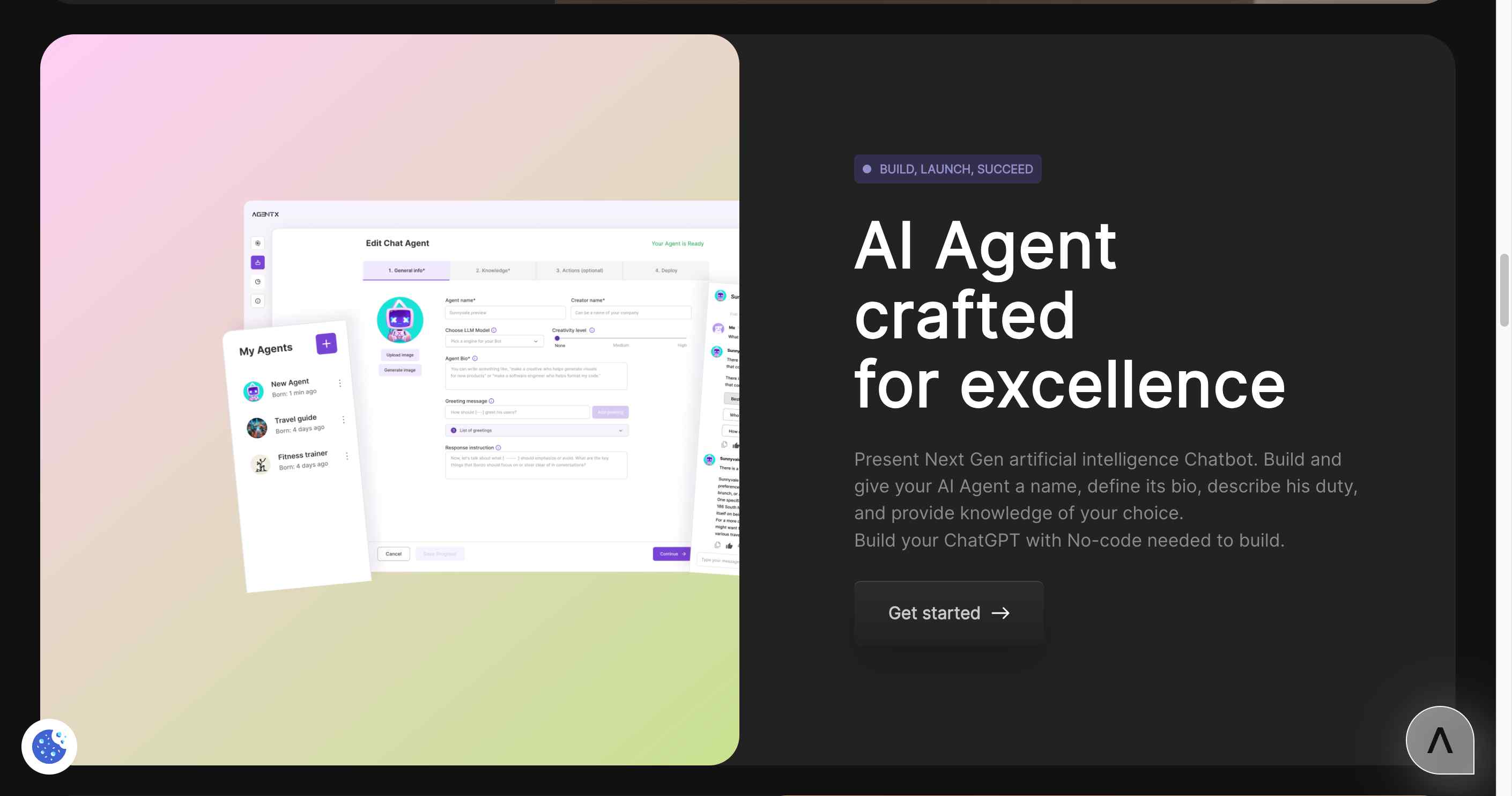 Streamline lead generation with personalized interactions through AgentX.