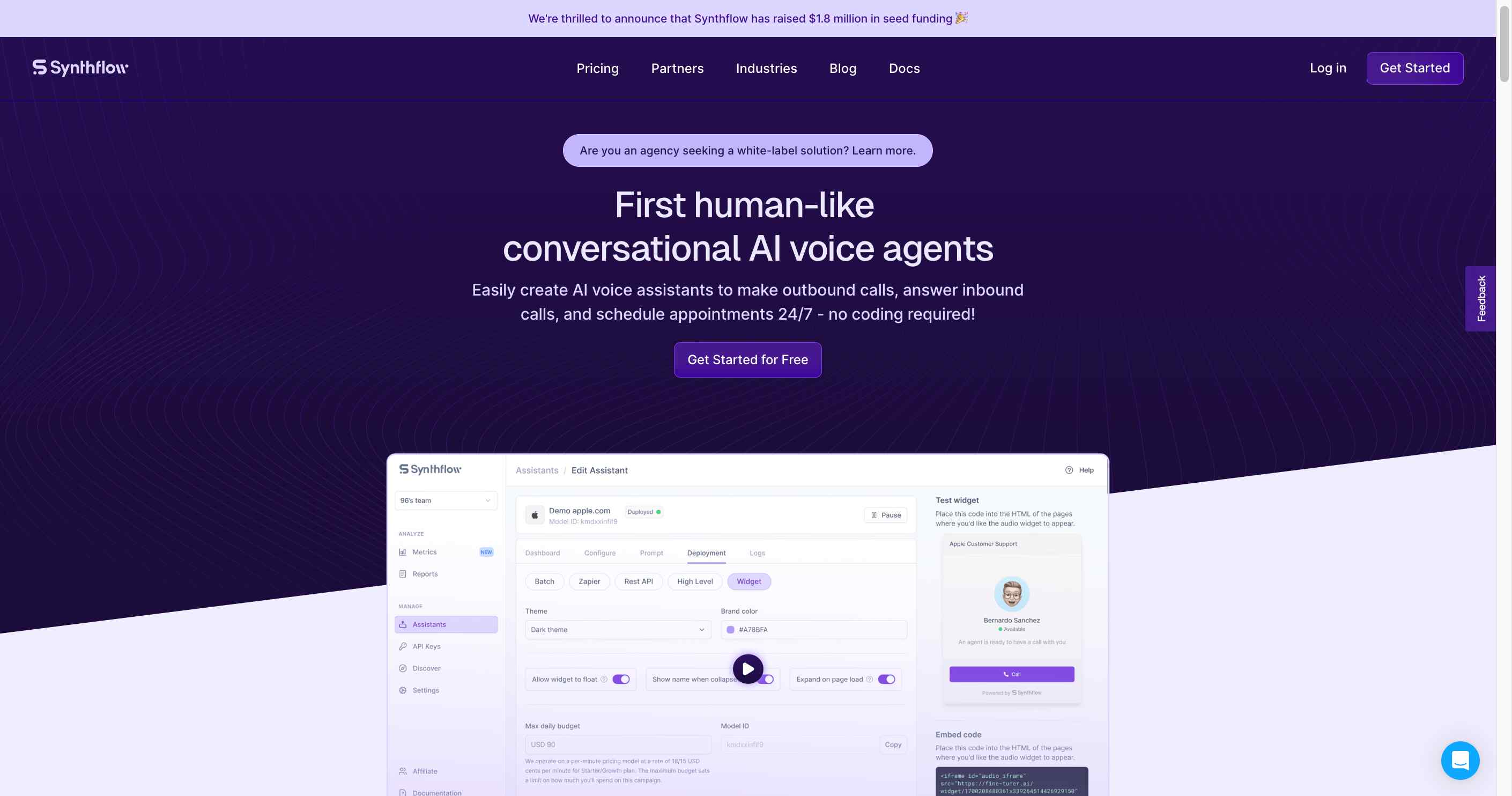 Streamlining business processes with Synthflow AI