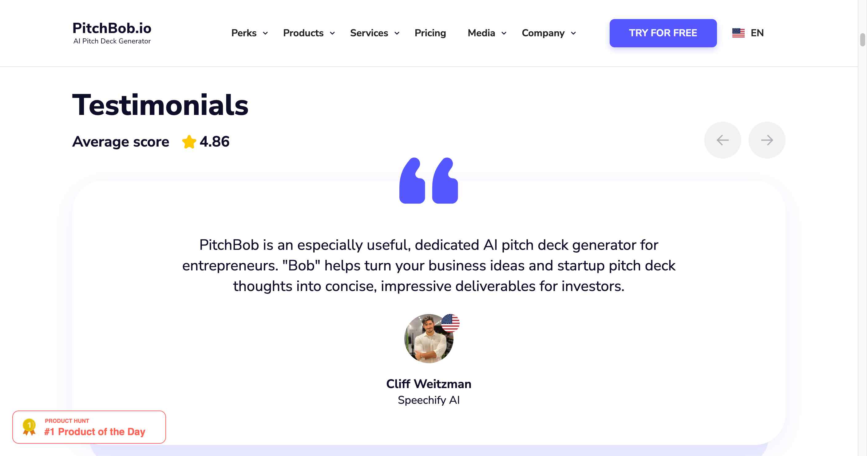 Secure funding faster with PitchBob.io