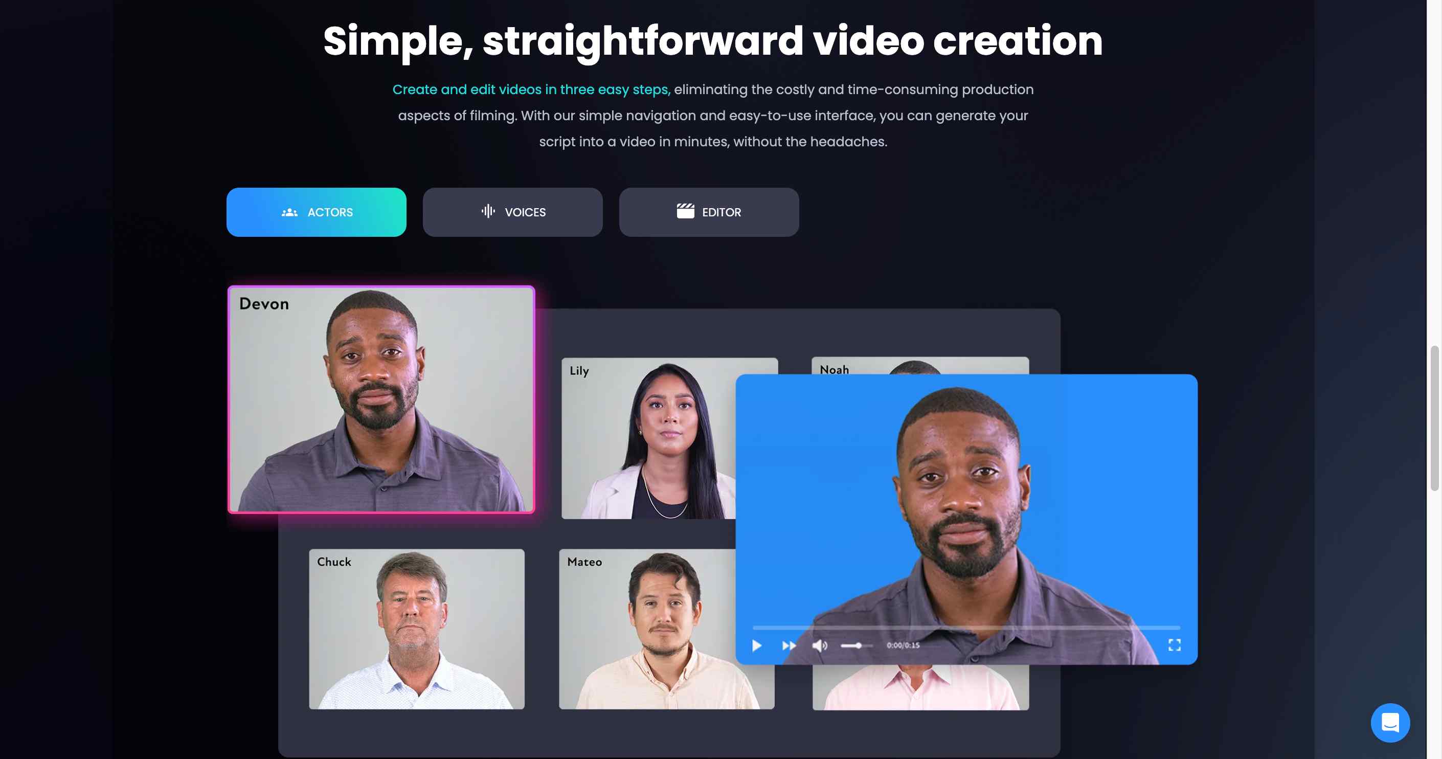 Pipio’s AI avatars: Bringing your script to life in minutes.
