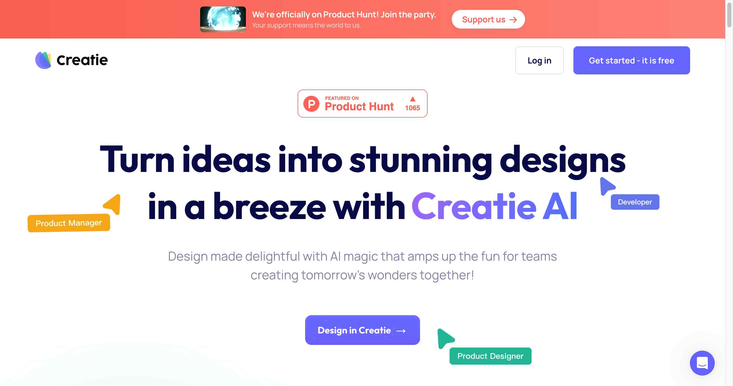 Revolutionize your design process with Creatie