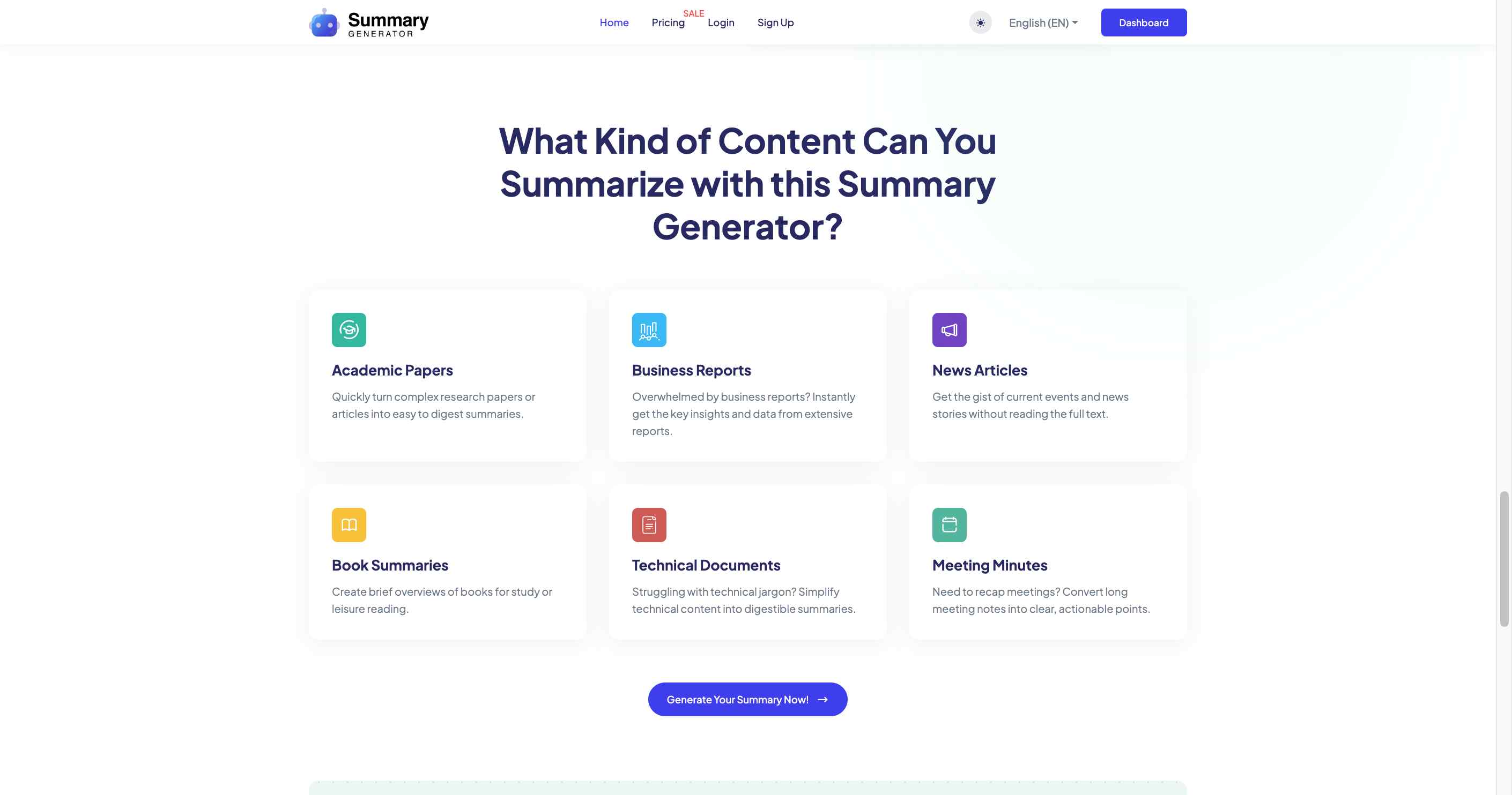 Enhance your productivity with free, fast, and accurate text summaries.