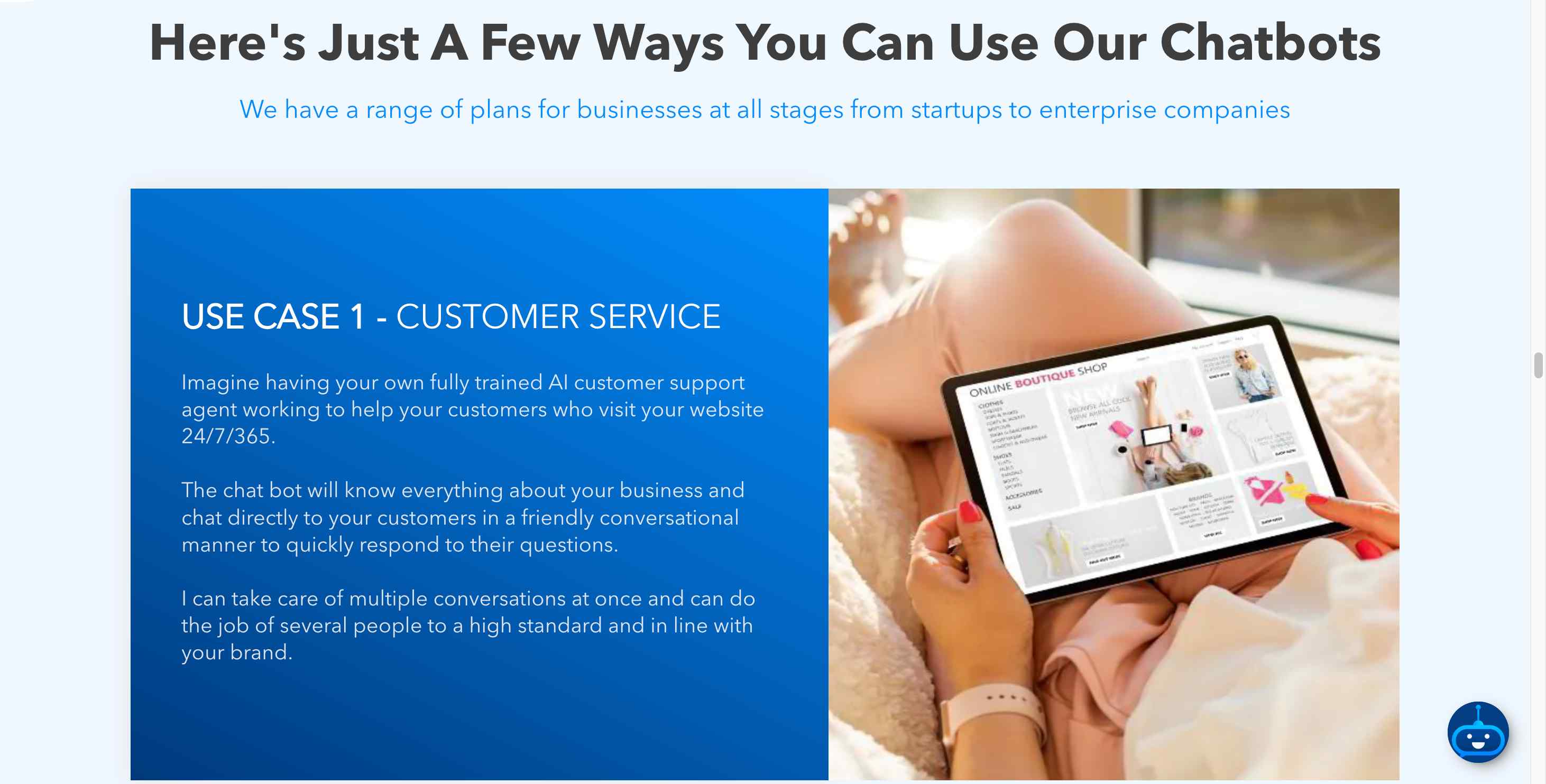 Customize your AI chatbot