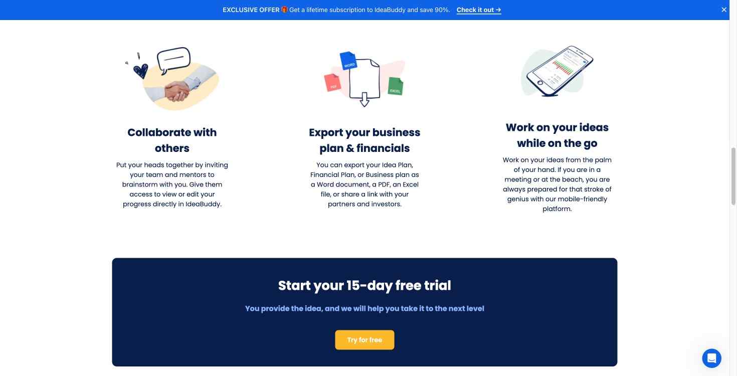 IdeaBuddy: Transforming business ideas into structured plans with AI technology and industry-specific templates.