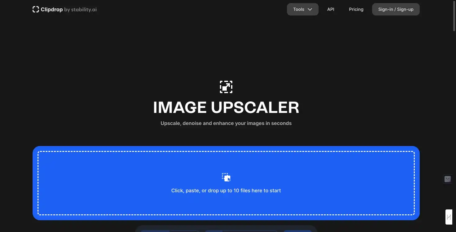 Clipdrop AI Image Upscaler - Transforming Pixelated Photos