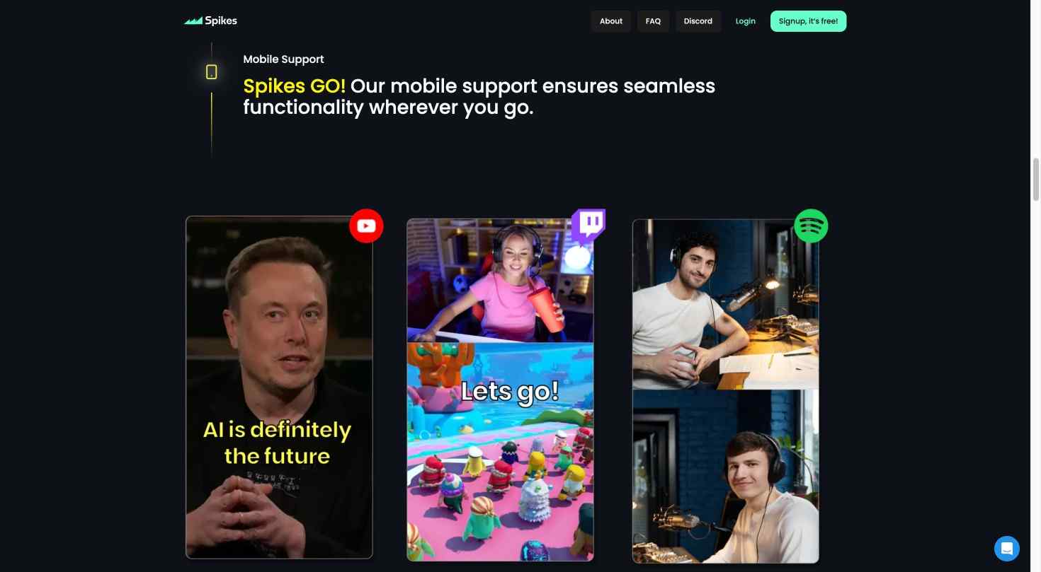 Transform your long videos into viral clips effortlessly with Spikes Studio.
