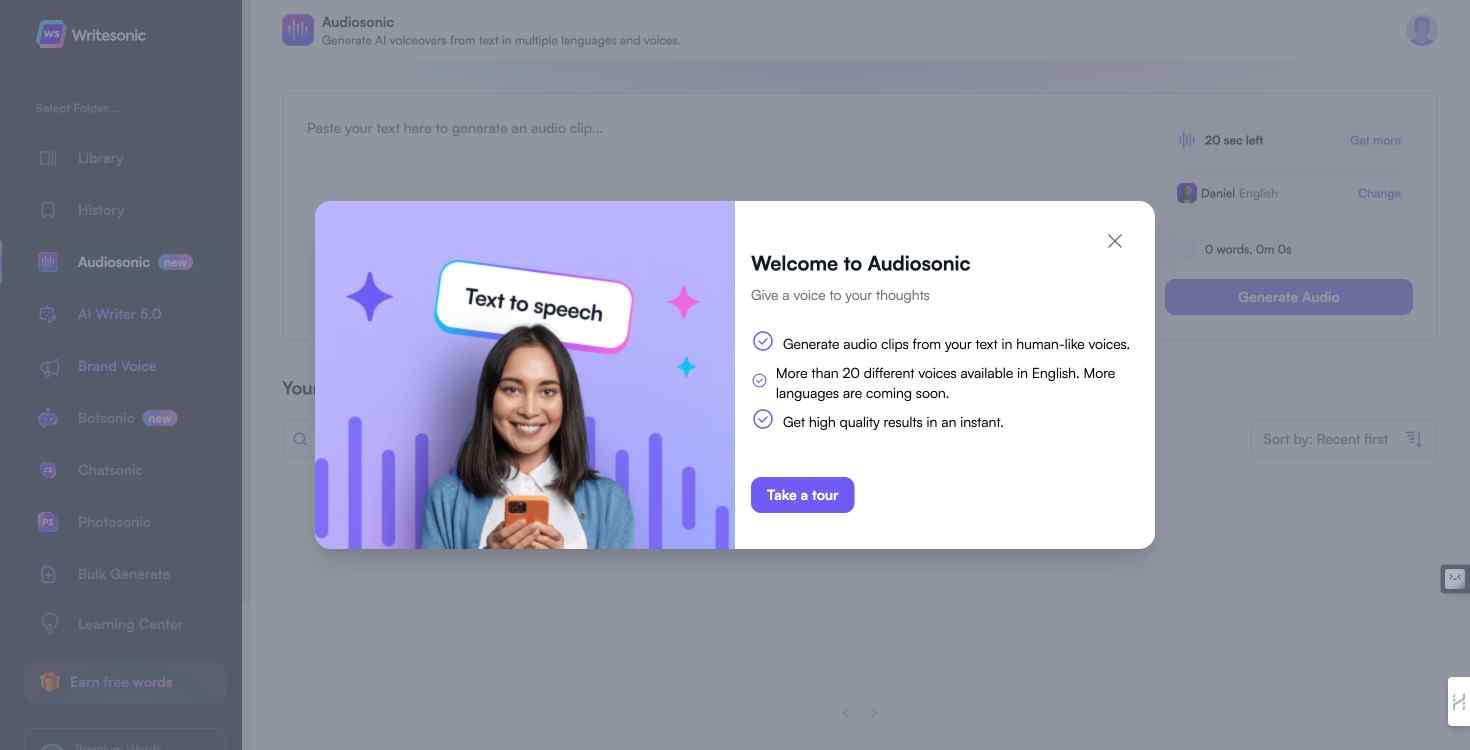 Introduction to Writesonic