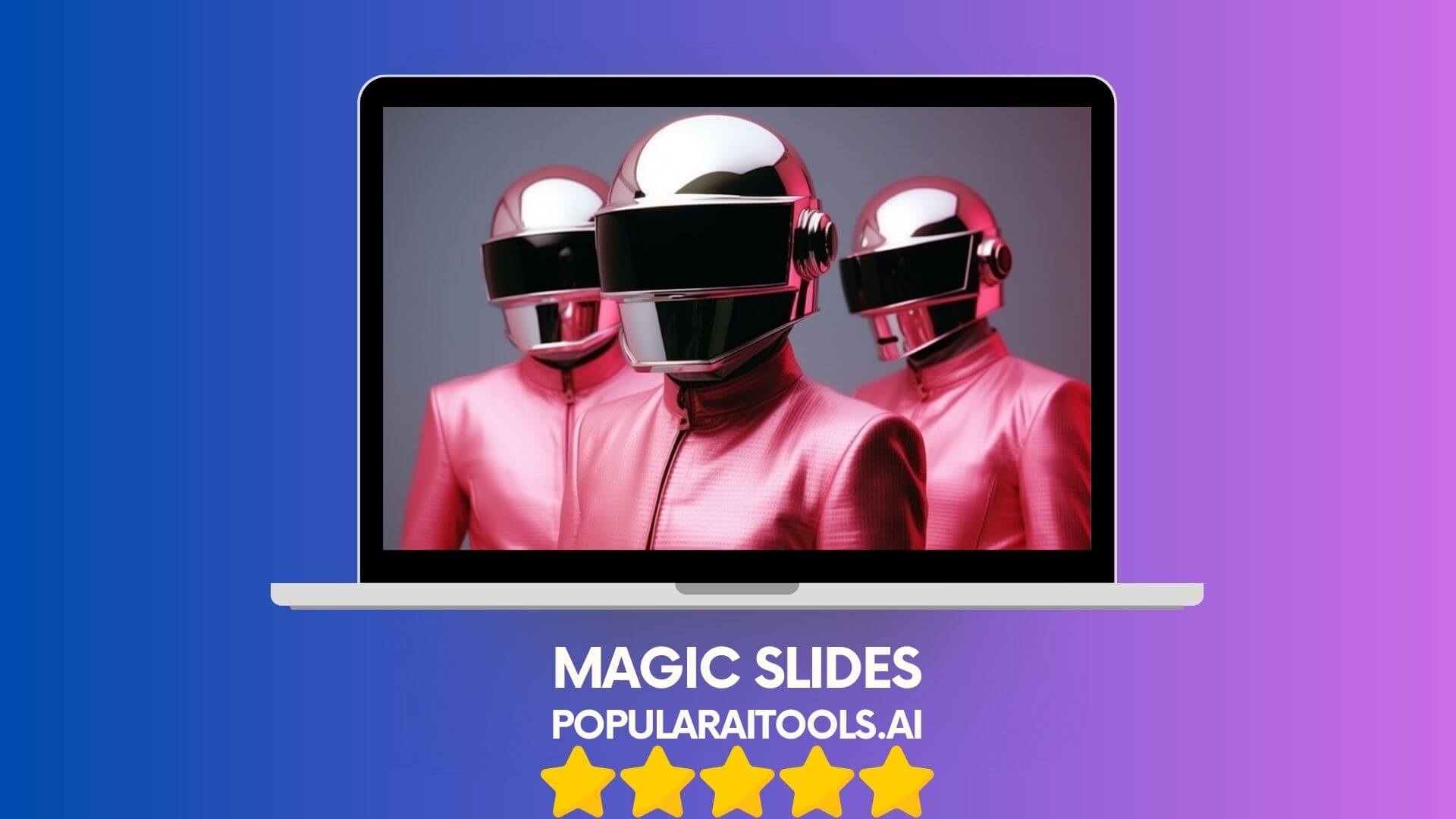 A screenshot of the MagicSlides interface showcasing its AI-powered features for slide creation.