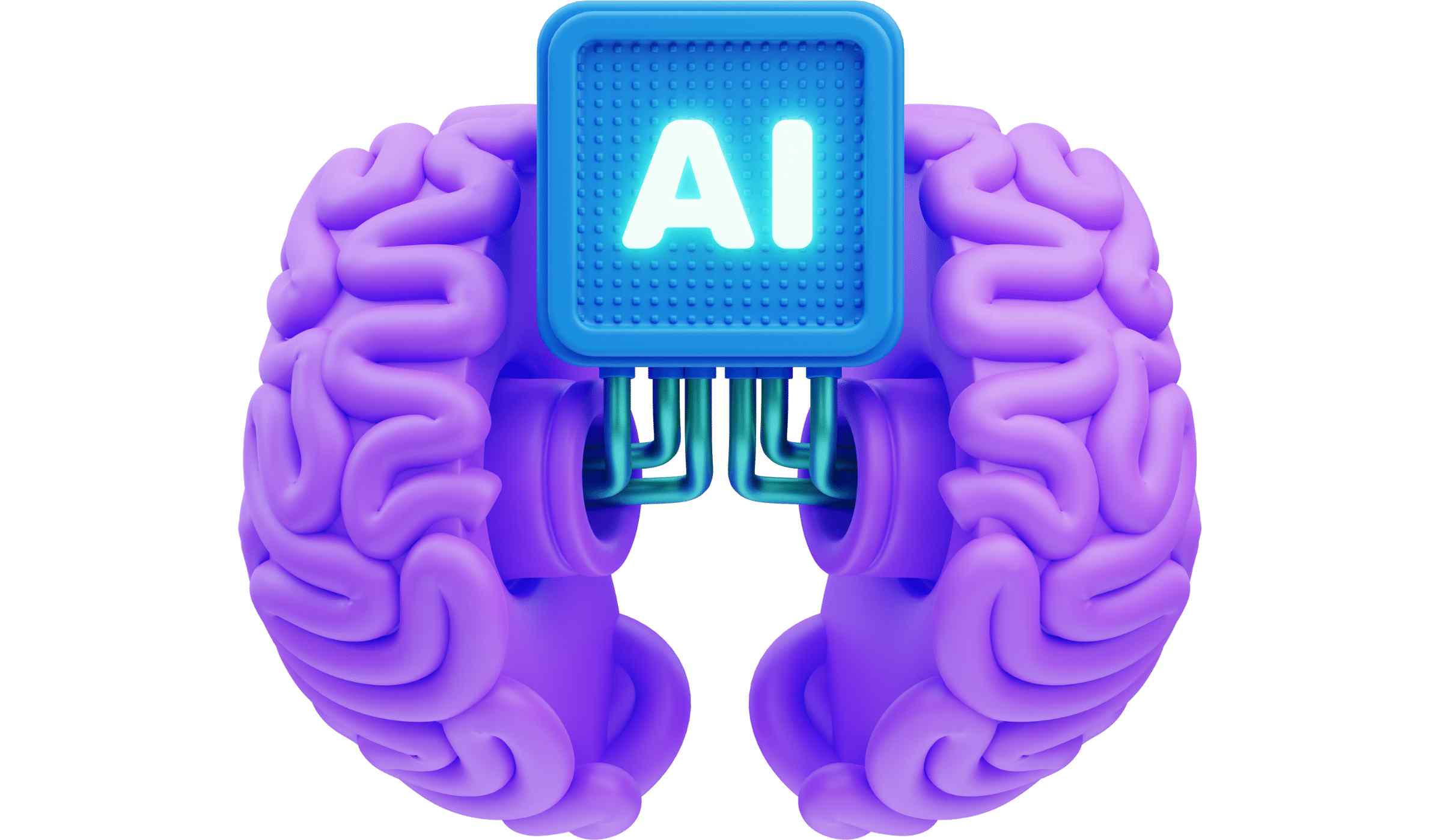 Automated content creation in an AI website builder, displaying text and image suggestions.