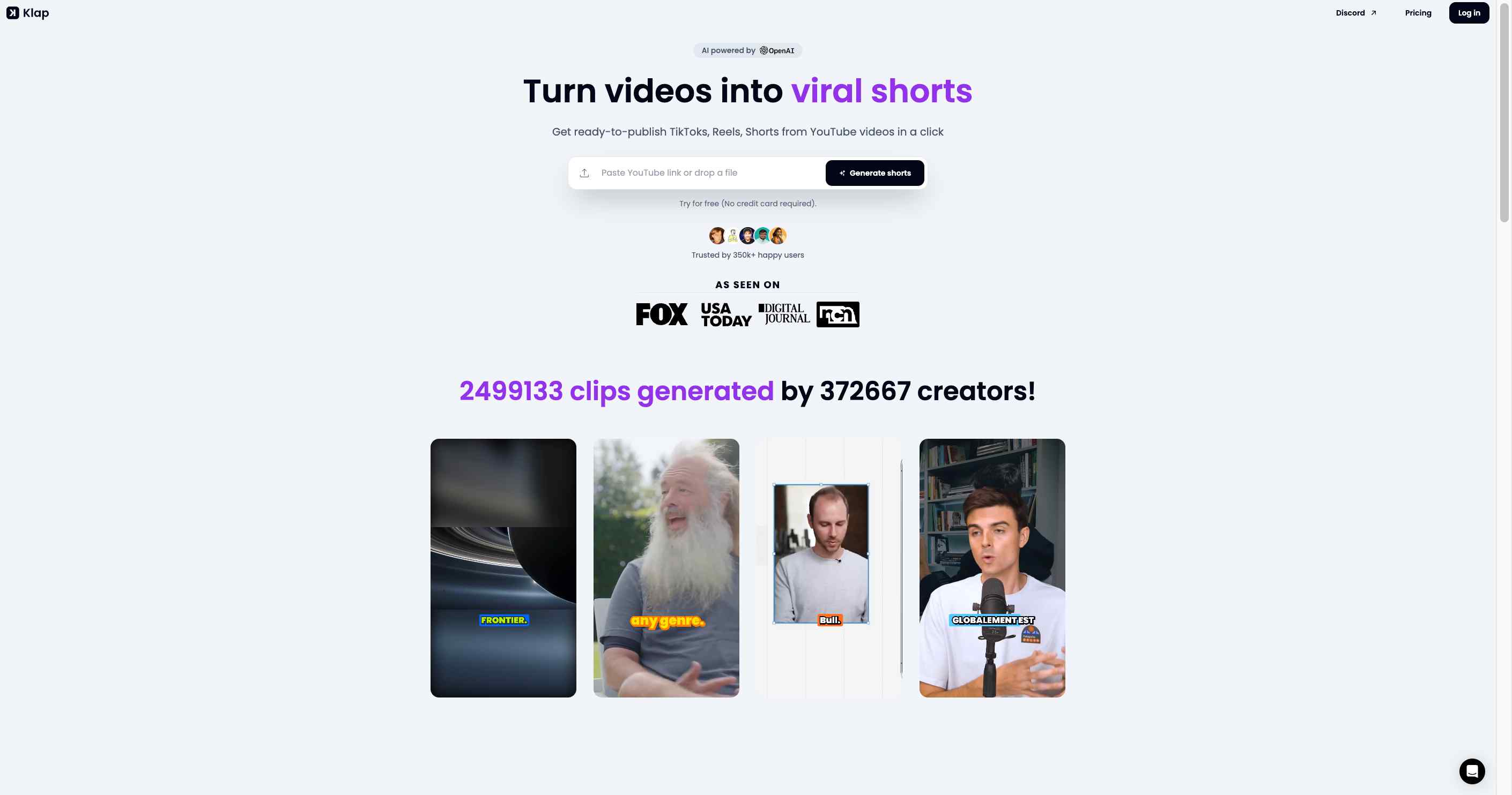 Klap - AI Video Editing Tools leverage advanced algorithms for seamless video production.