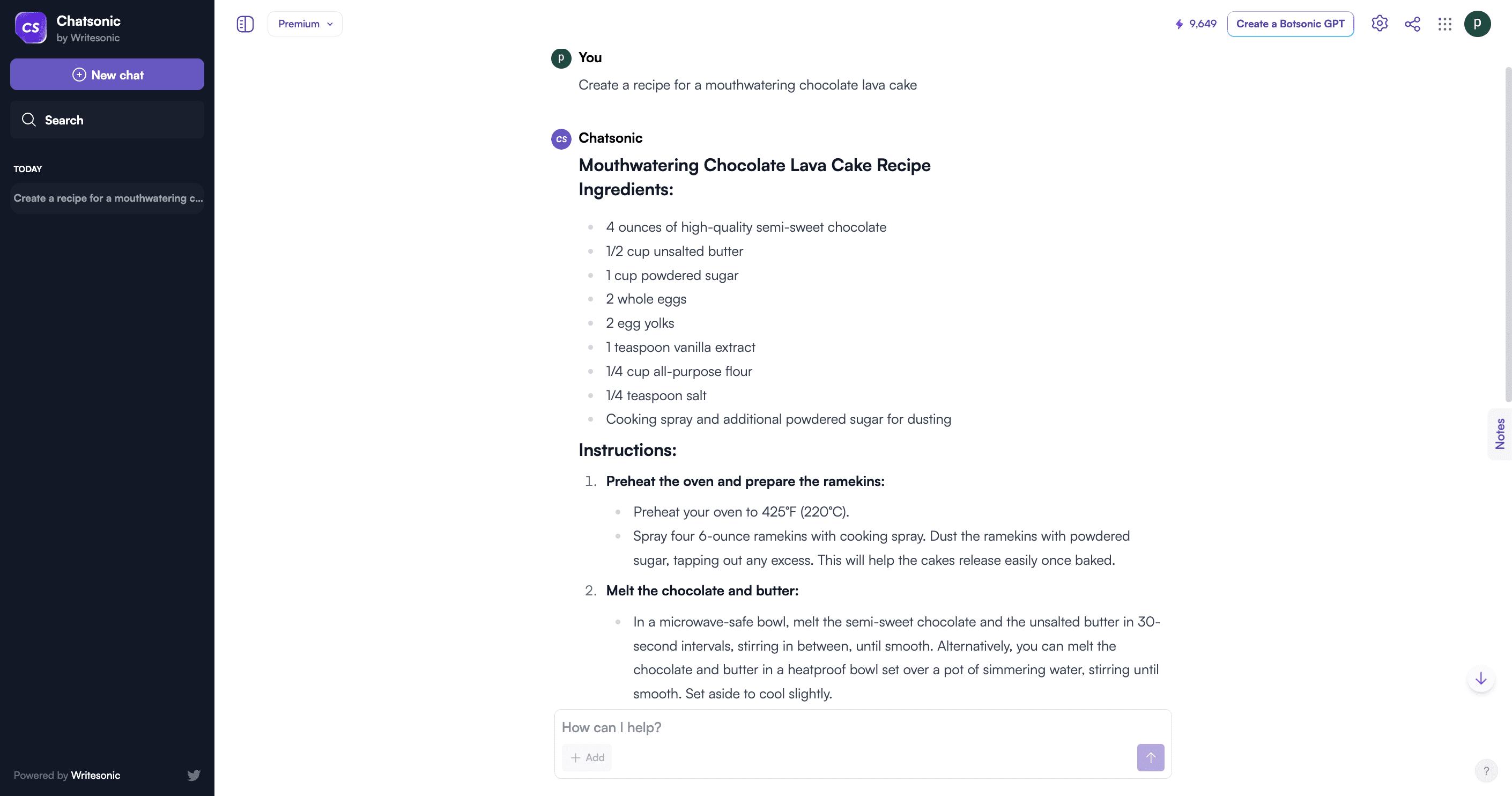 Collaboration in Chatsonic, sharing prompts and content across teams for unified project management.
