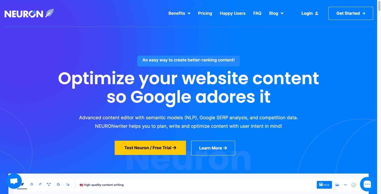 Enhance your SEO strategy with affordable SurferSEO alternatives like Neuron Writer and MarketMuse.